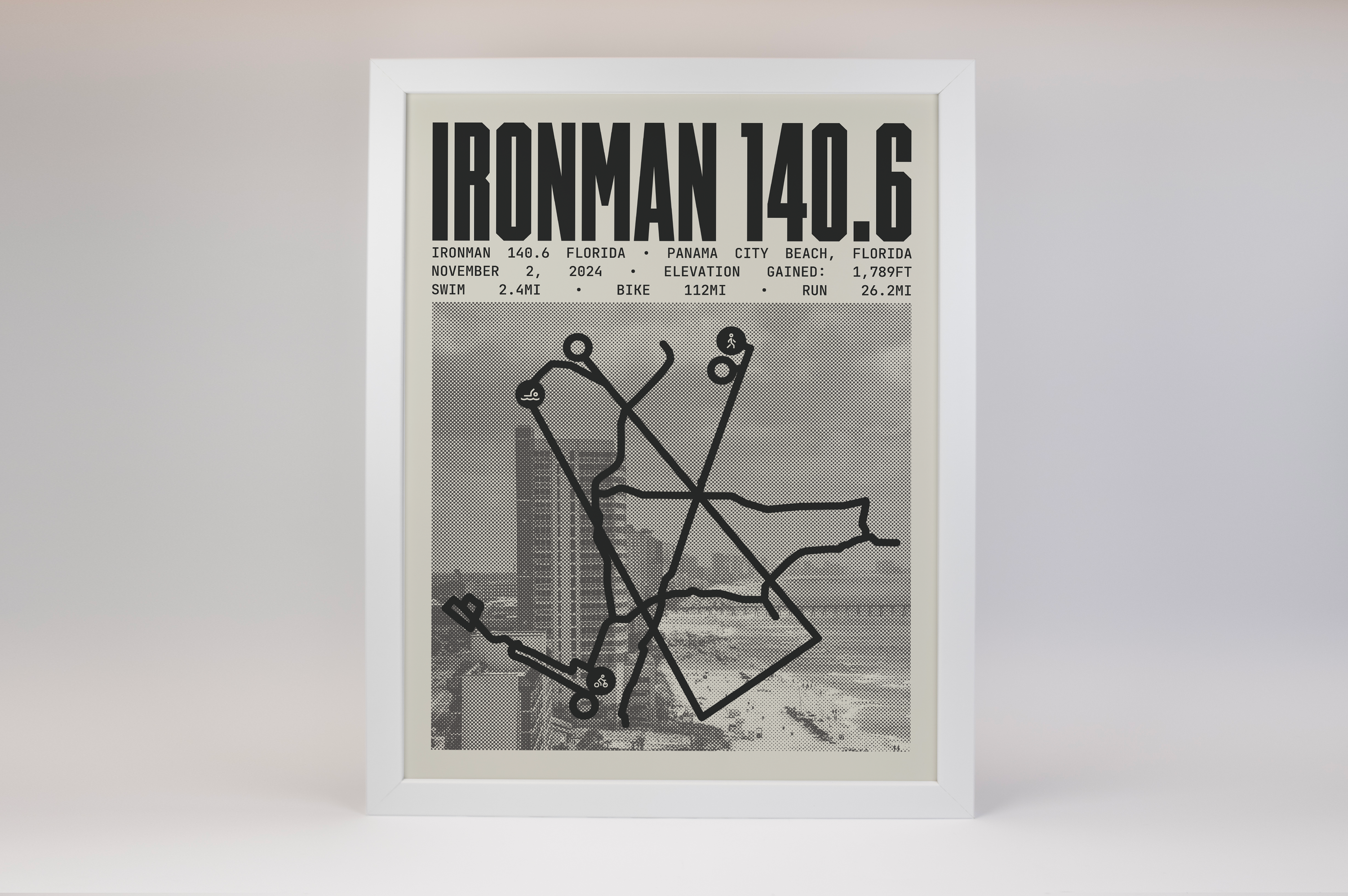 Ironman 140.6 Florida Poster