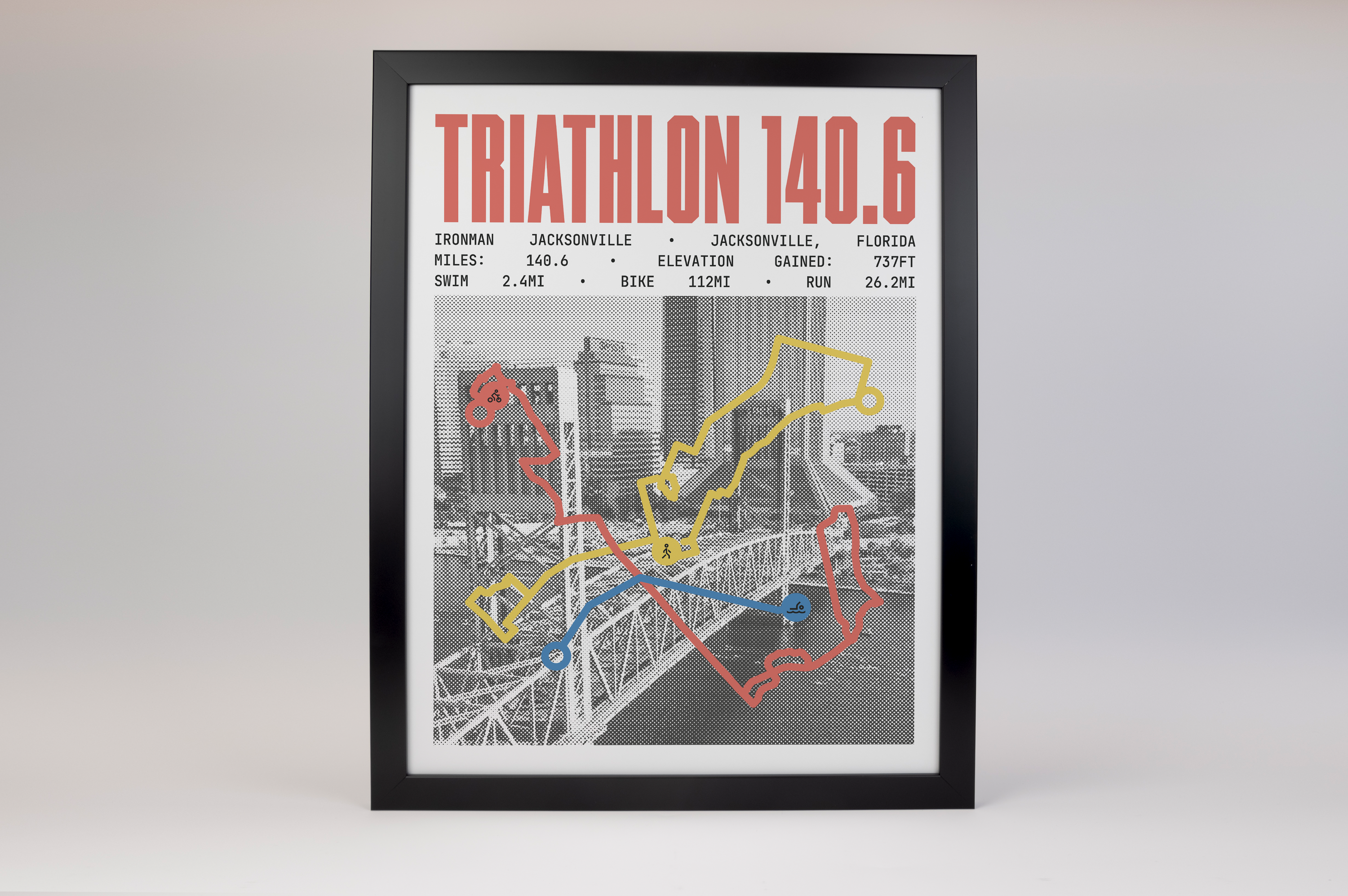 Ironman 140.6 Jacksonville Poster