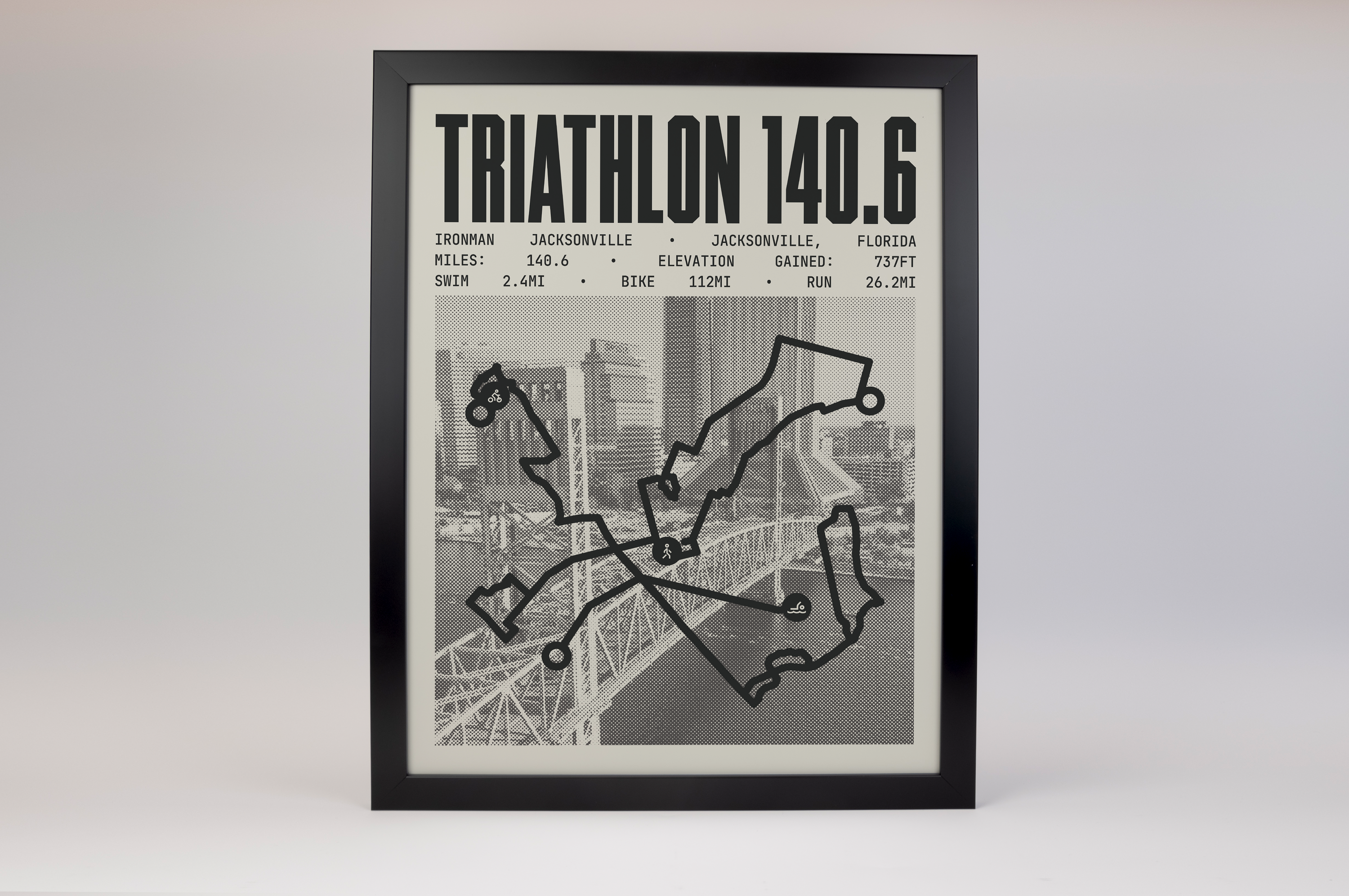 Ironman 140.6 Jacksonville Poster