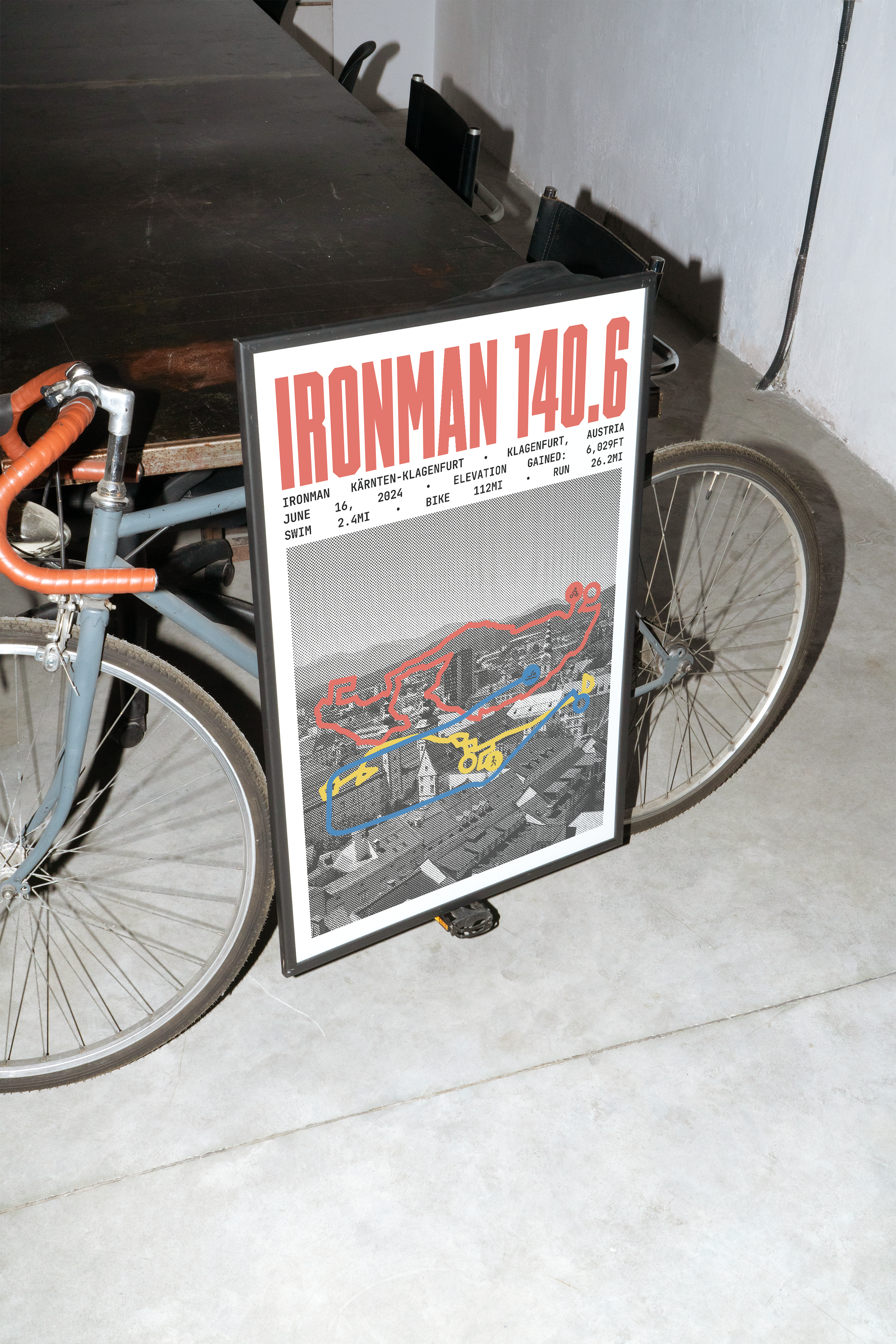 Ironman 140.6 Kärnten-Klagenfurt, Austria Poster