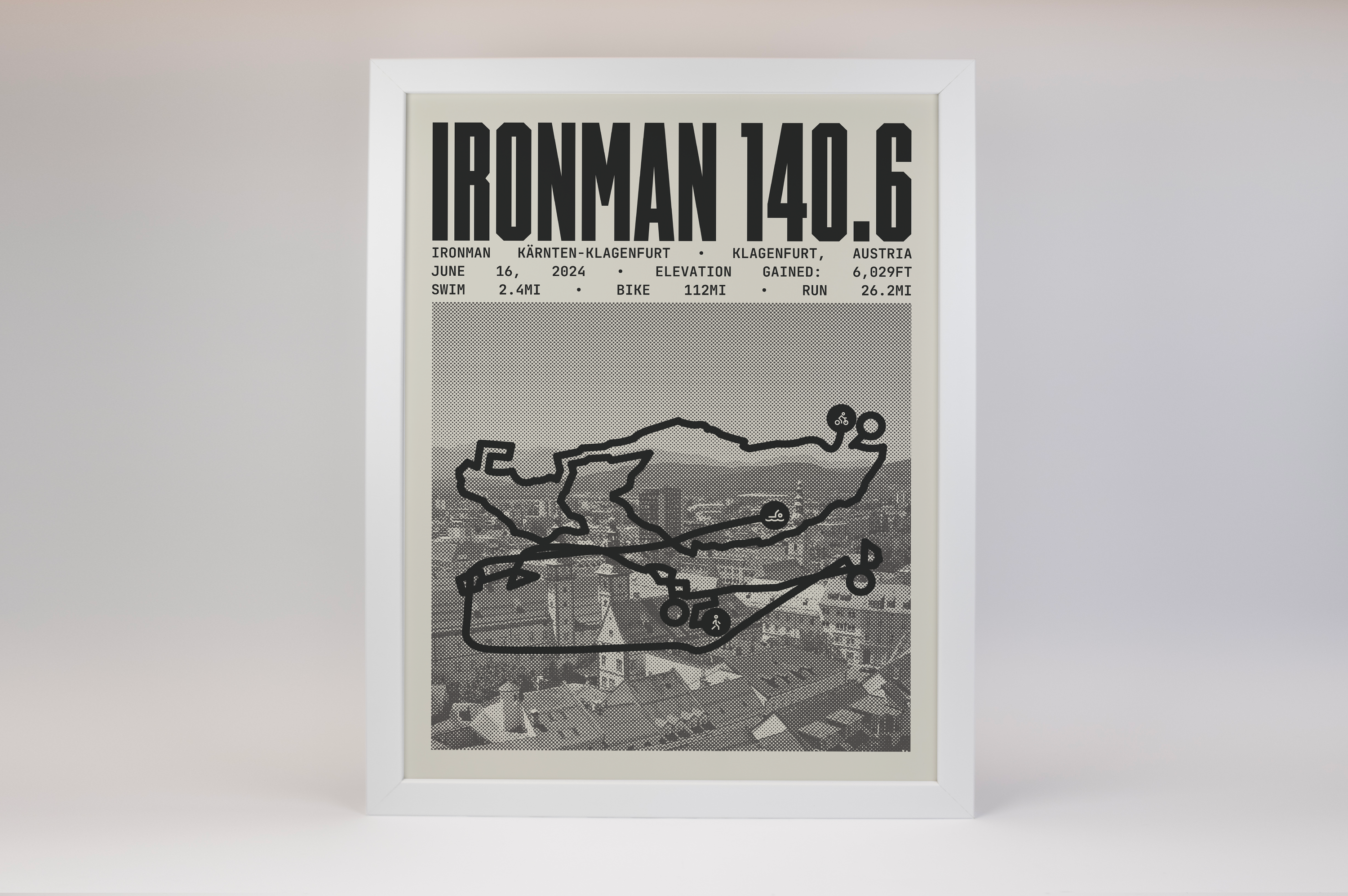 Ironman 140.6 Kärnten-Klagenfurt, Austria Poster