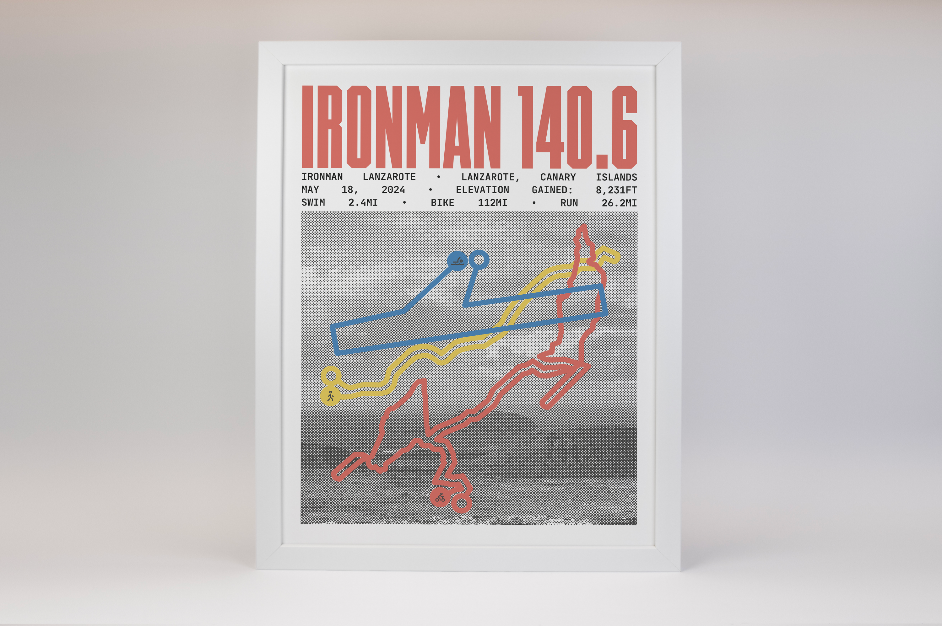 Ironman 140.6 Lanzarote Poster