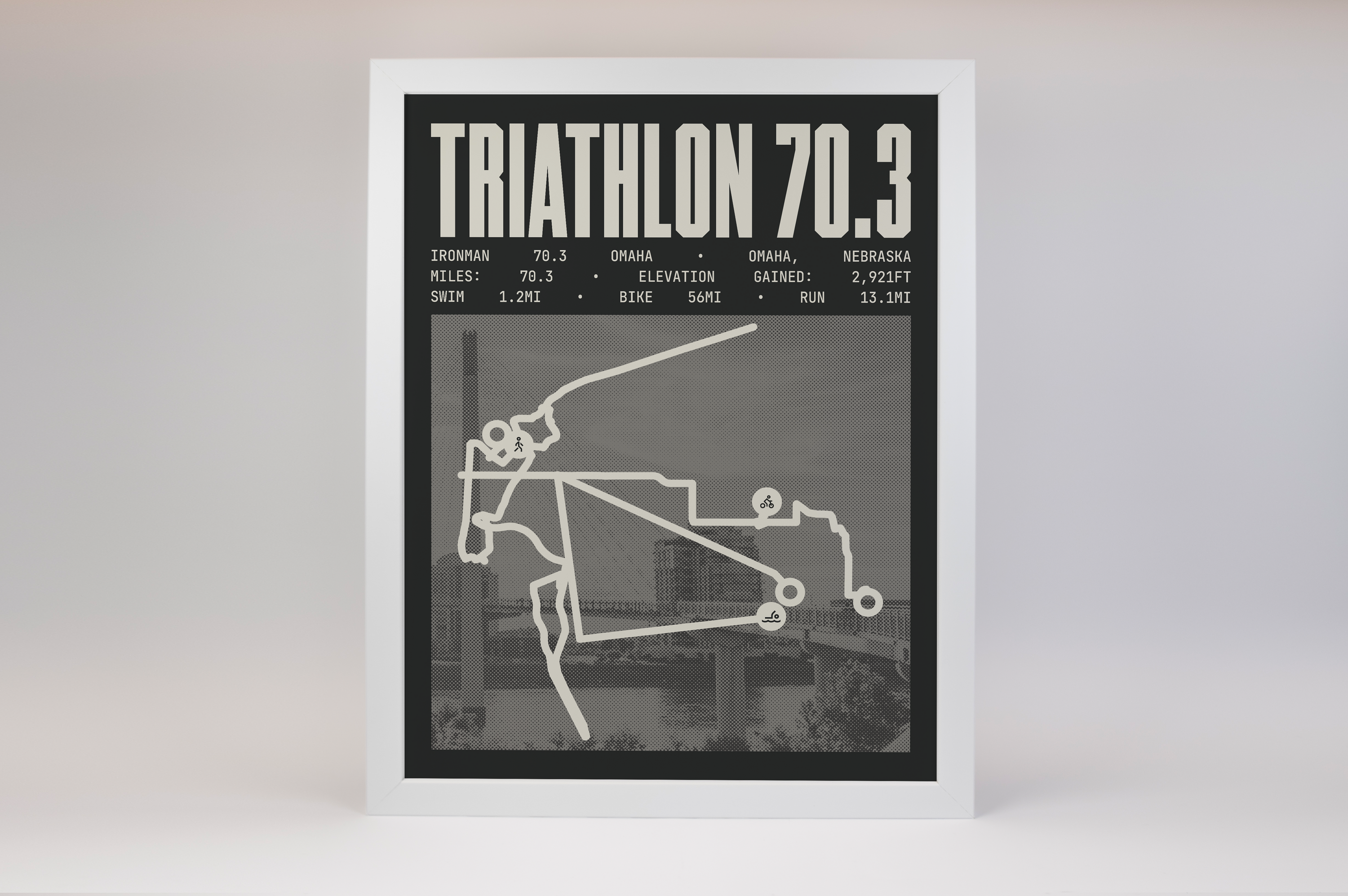 Ironman 70.3 Omaha Poster
