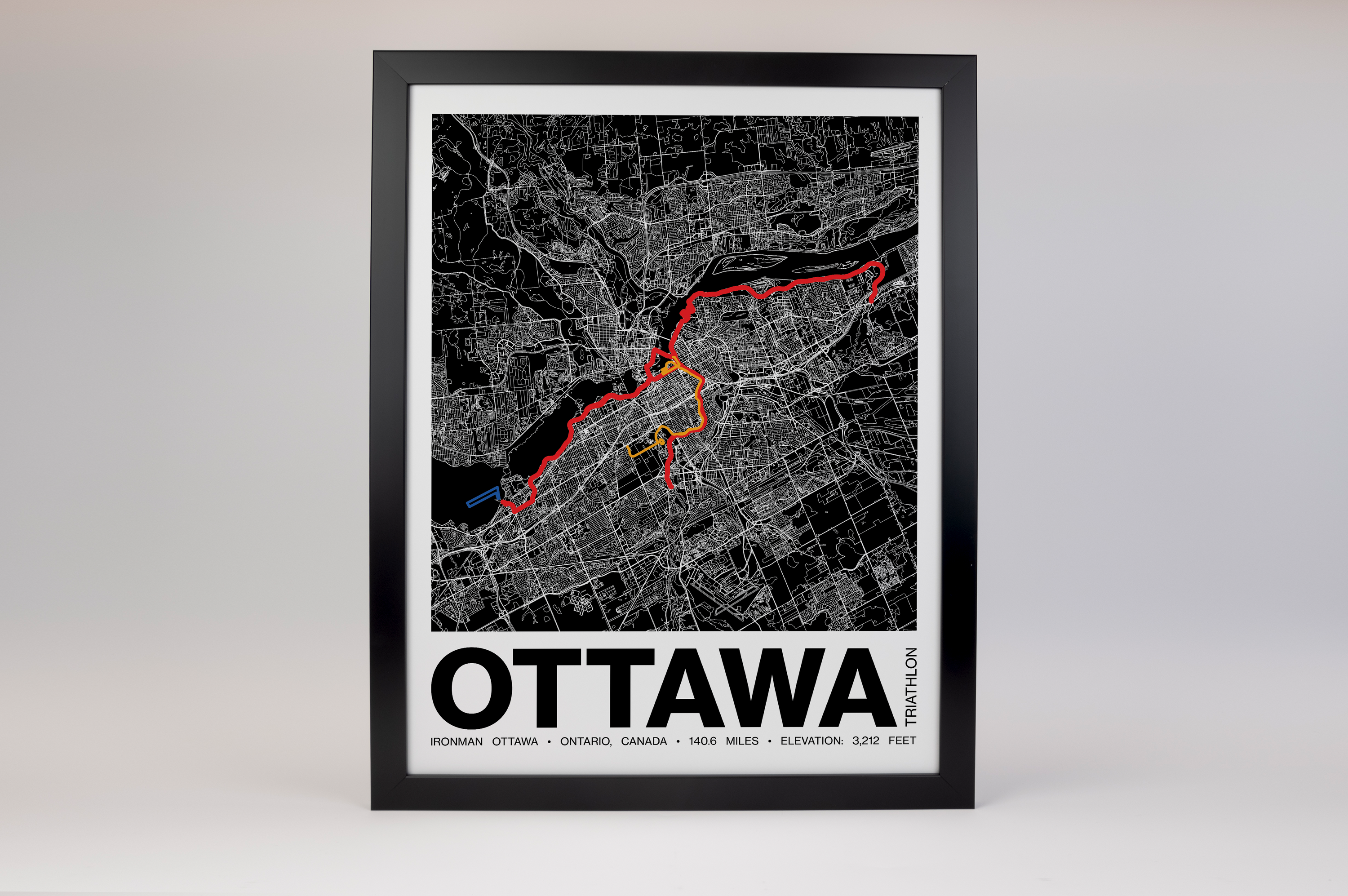 Ironman 140.6 Ottawa - Grid Style