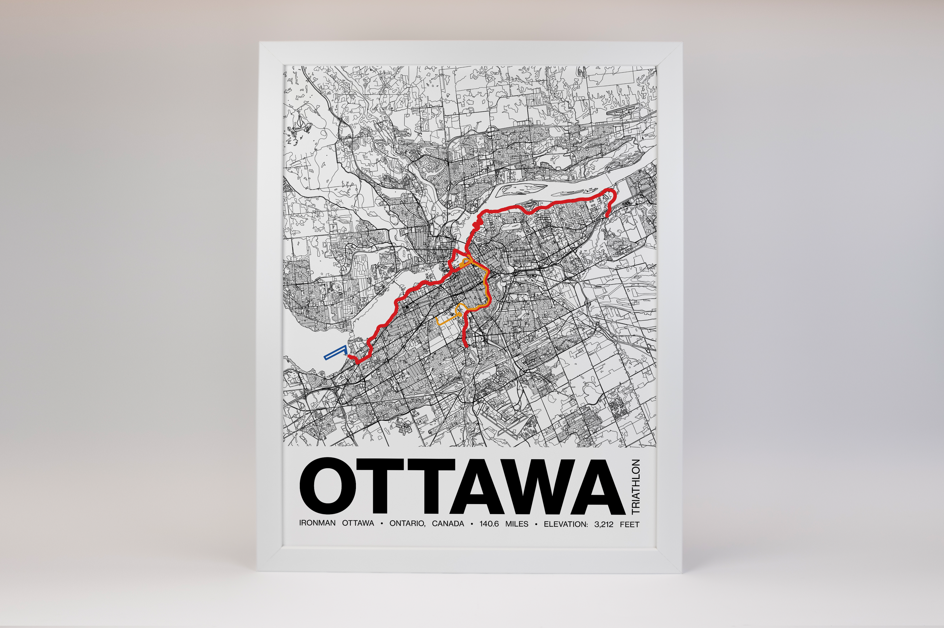 Ironman 140.6 Ottawa - Grid Style