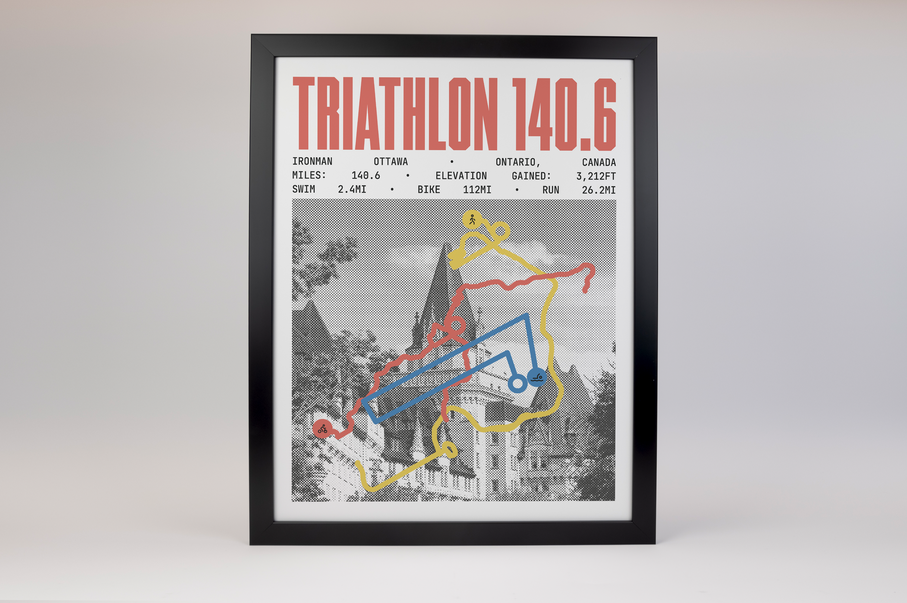 Ironman 140.6 Ottawa Poster