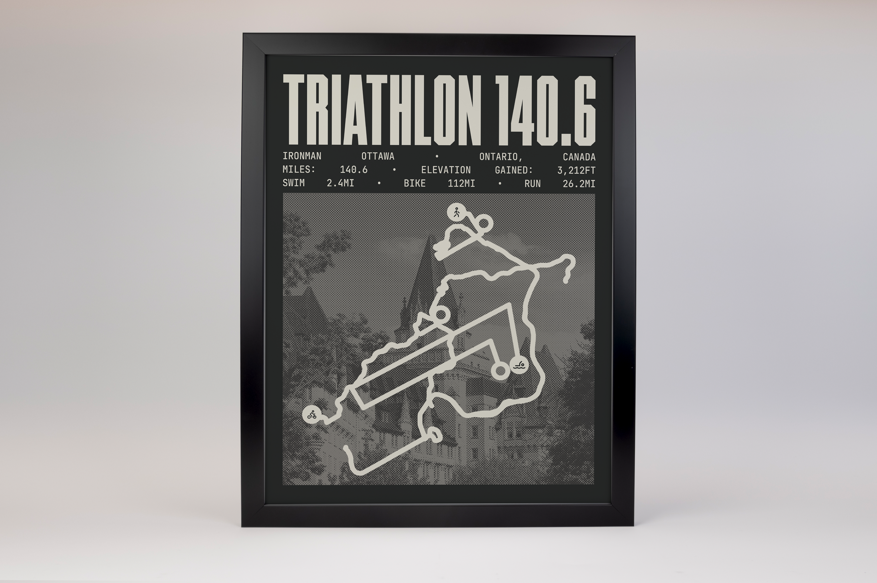Ironman 140.6 Ottawa Poster