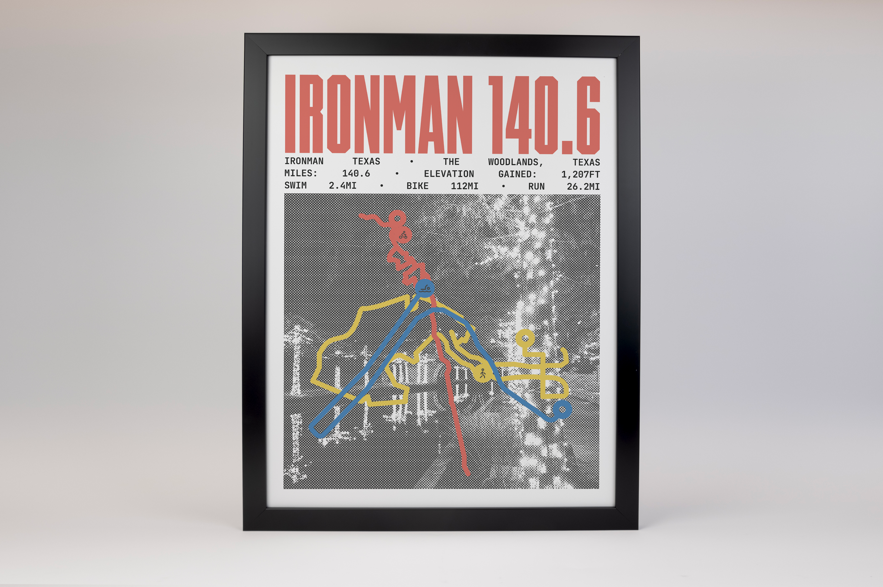 Ironman 140.6 Texas Poster