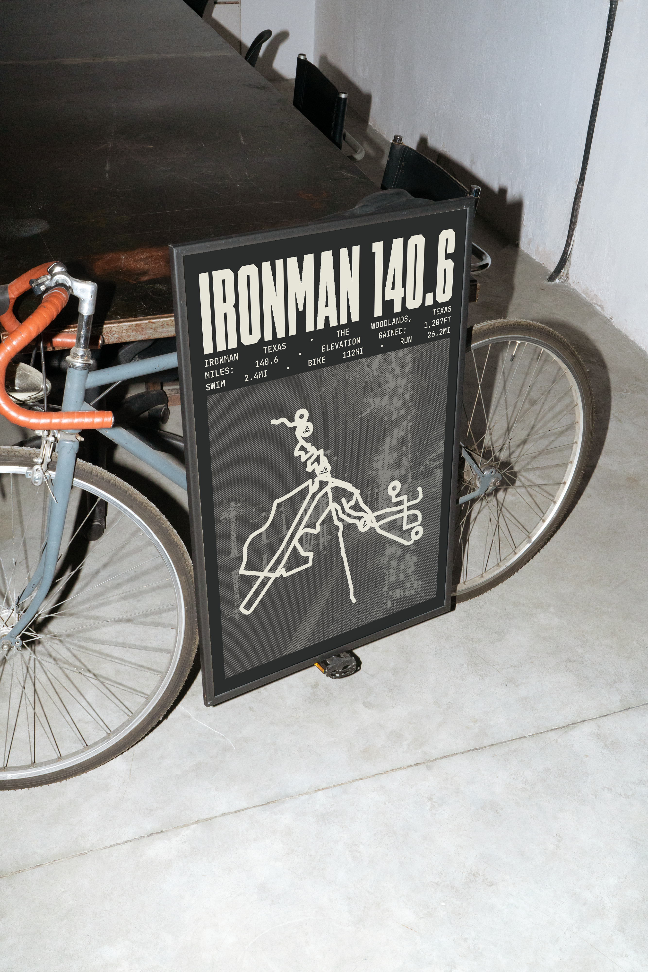 Ironman 140.6 Texas Poster