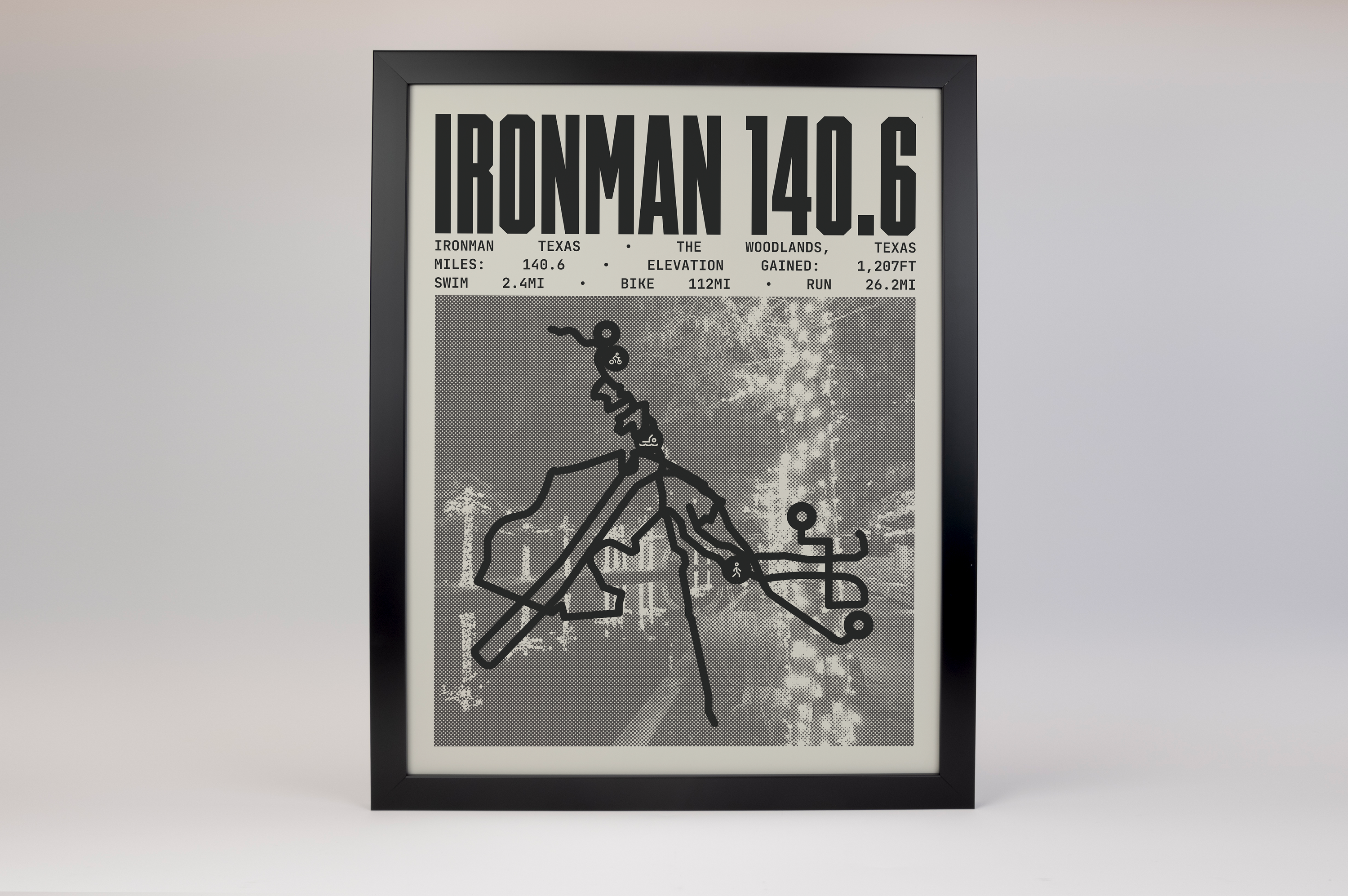 Ironman 140.6 Texas Poster