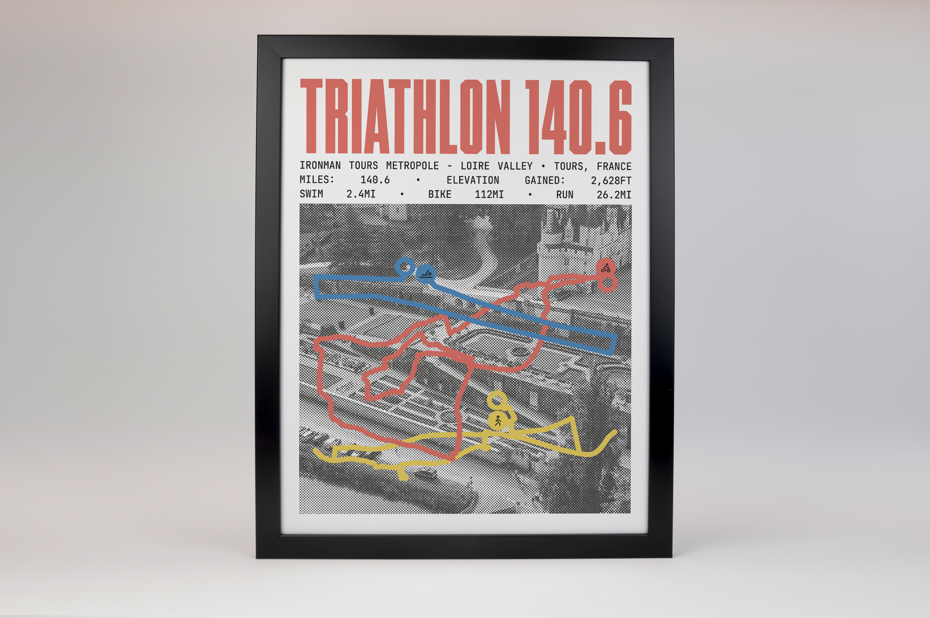 Ironman Tours Metropole - Loire Valley Poster