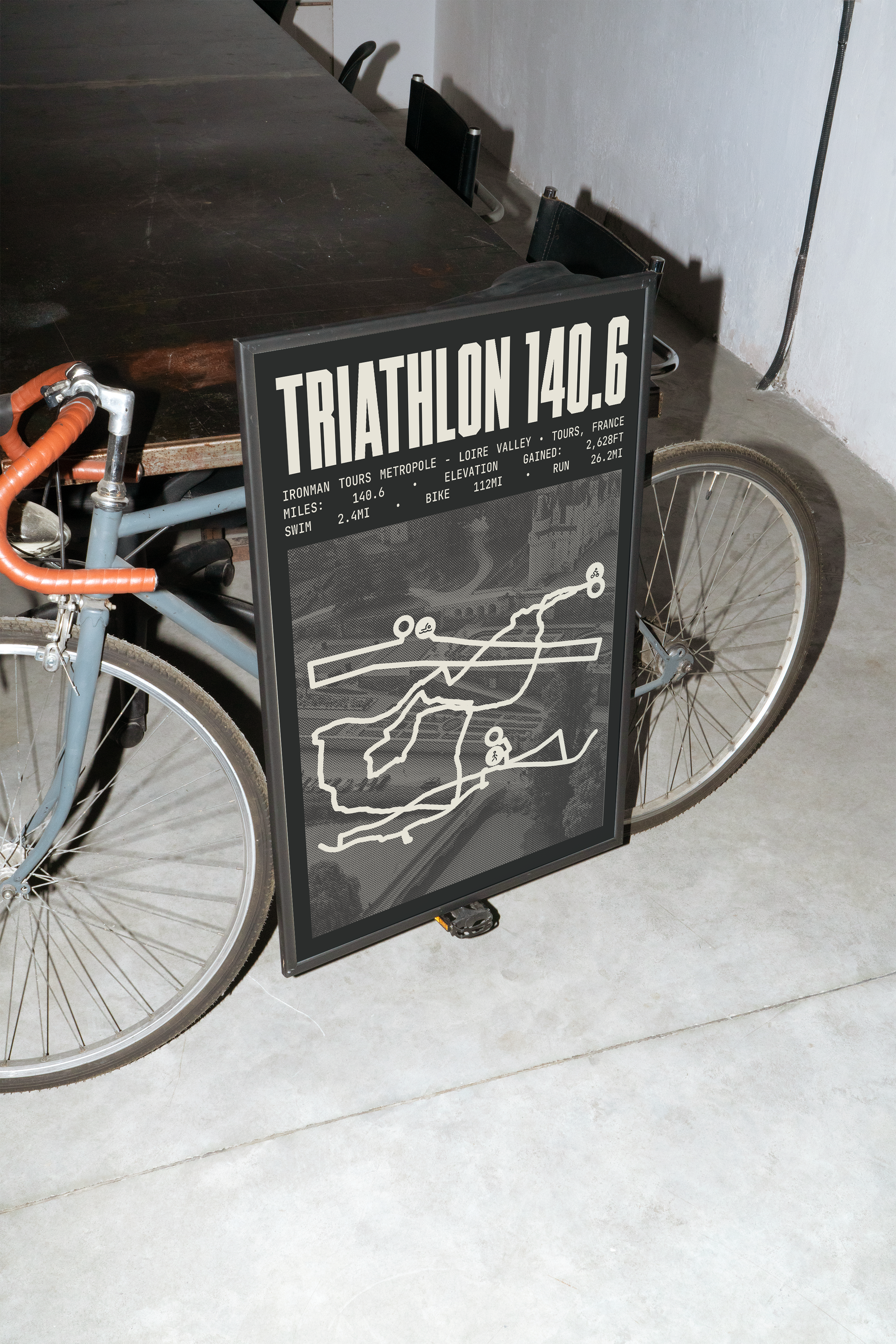 Ironman Tours Metropole - Loire Valley Poster