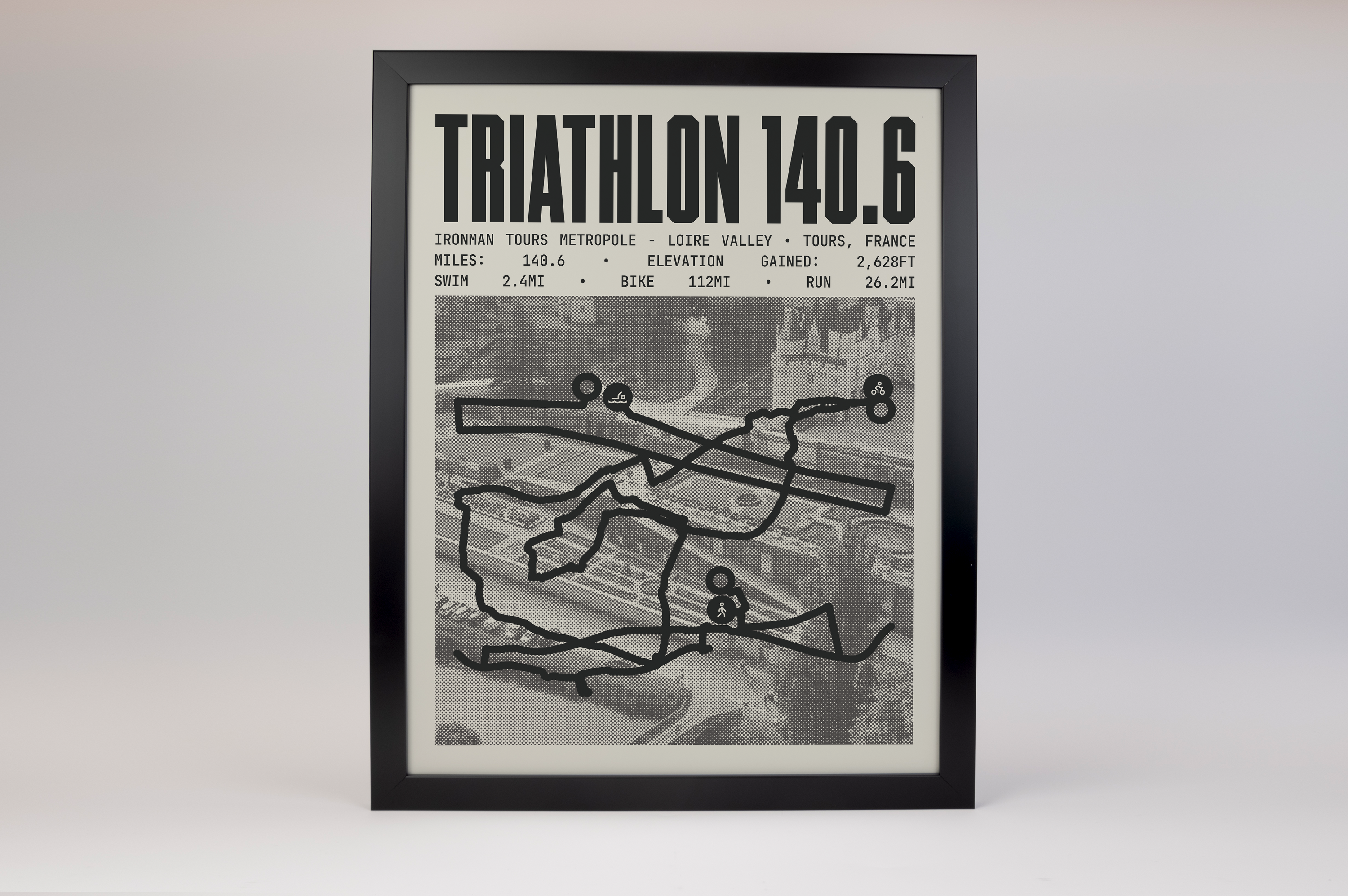 Ironman Tours Metropole - Loire Valley Poster
