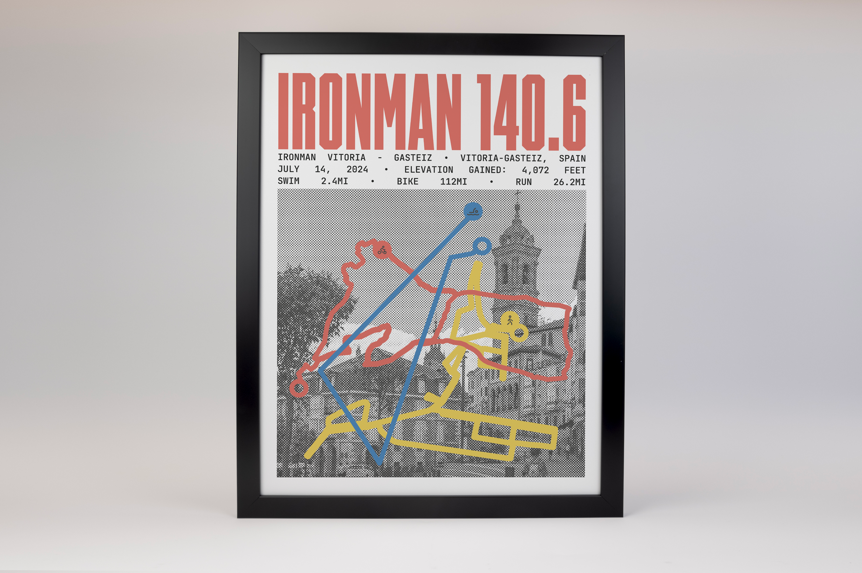 Ironman 140.6 Vitoria - Gasteiz Poster