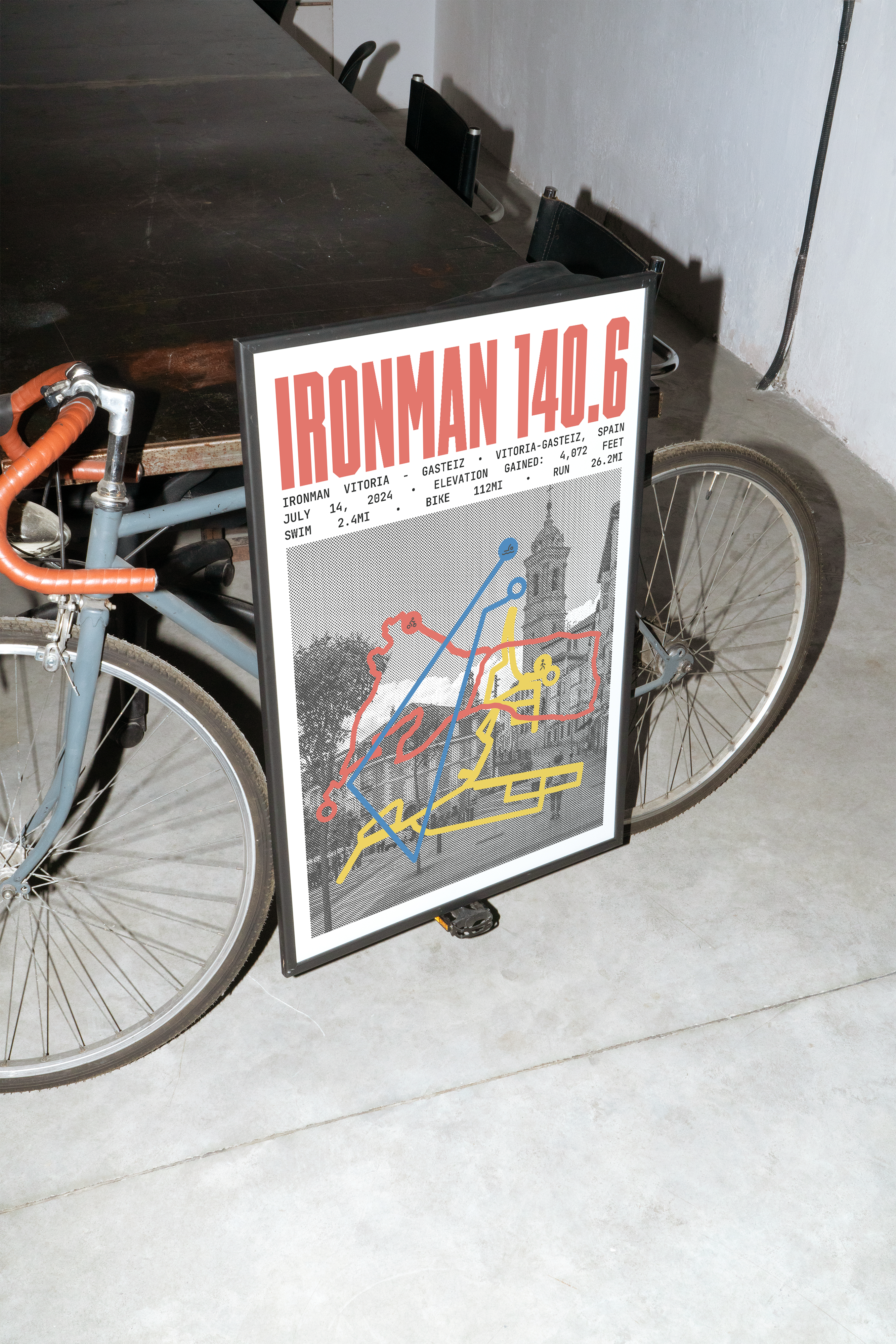 Ironman 140.6 Vitoria - Gasteiz Poster