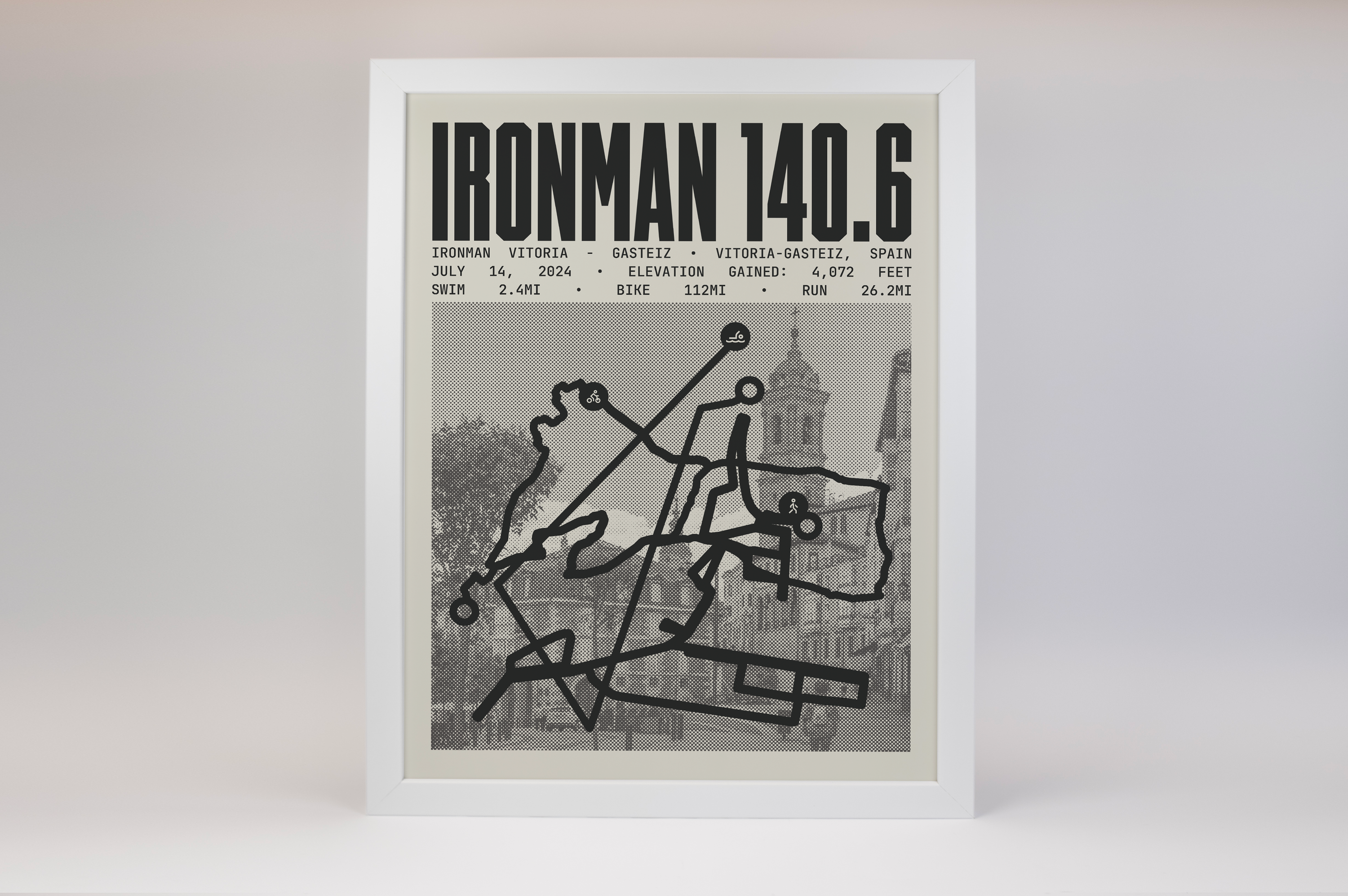 Ironman 140.6 Vitoria - Gasteiz Poster