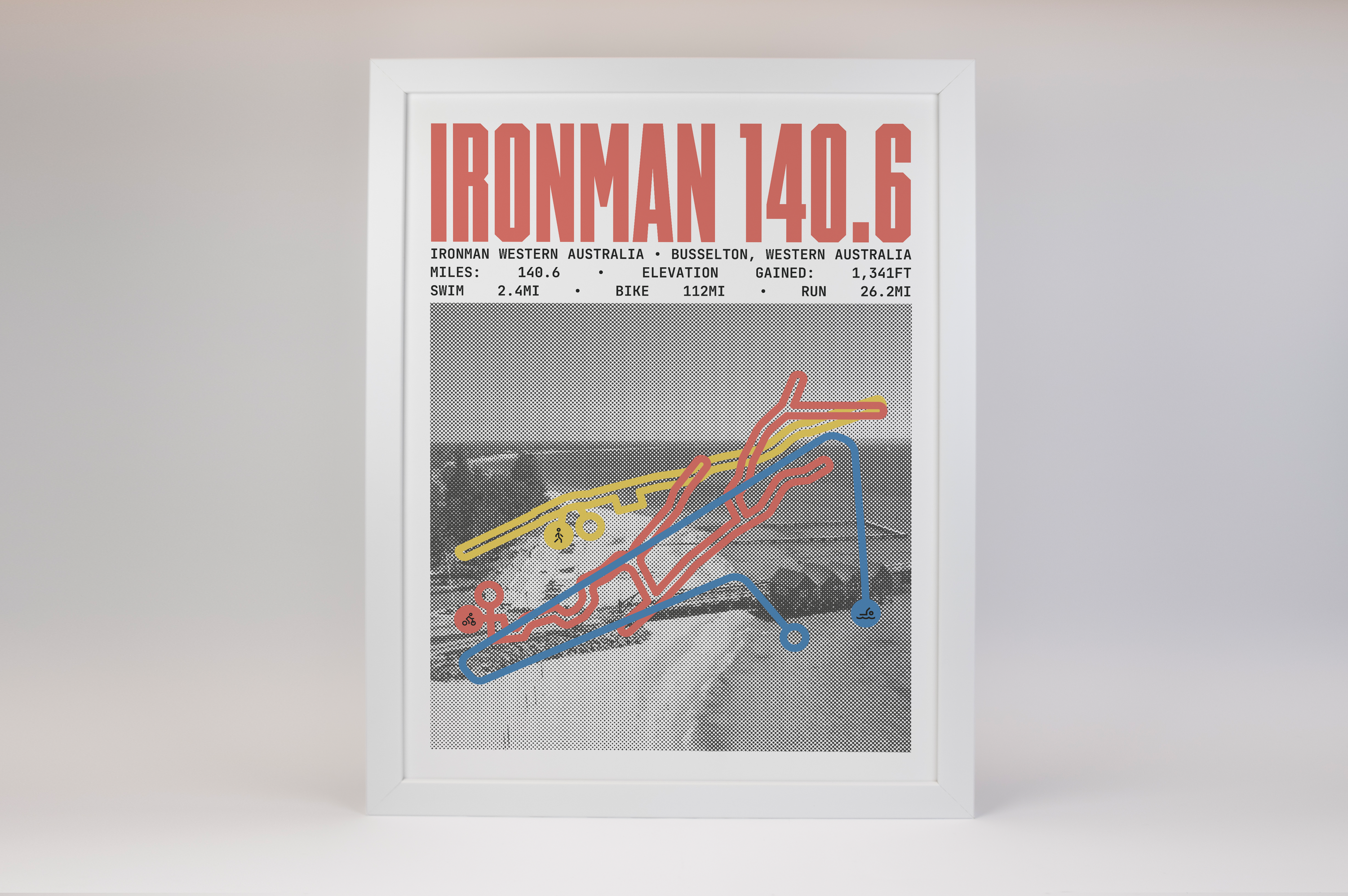 Ironman 140.6 Western Australia Poster