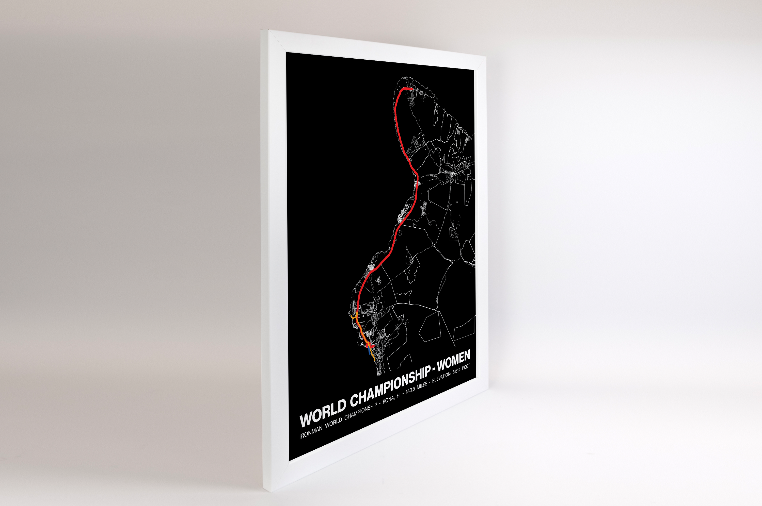 Ironman 140.6 World Championship - Women Poster - Grid Style