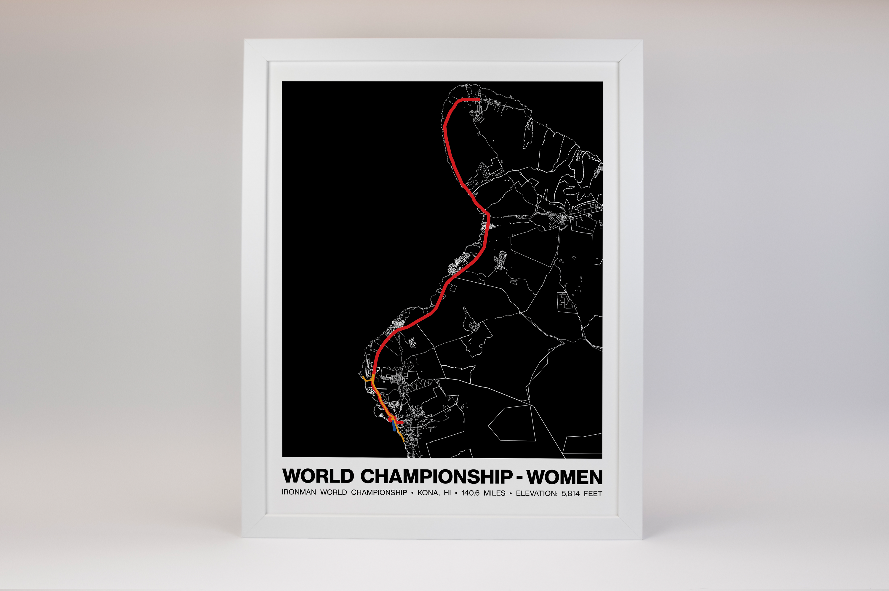 Ironman 140.6 World Championship - Women Poster - Grid Style