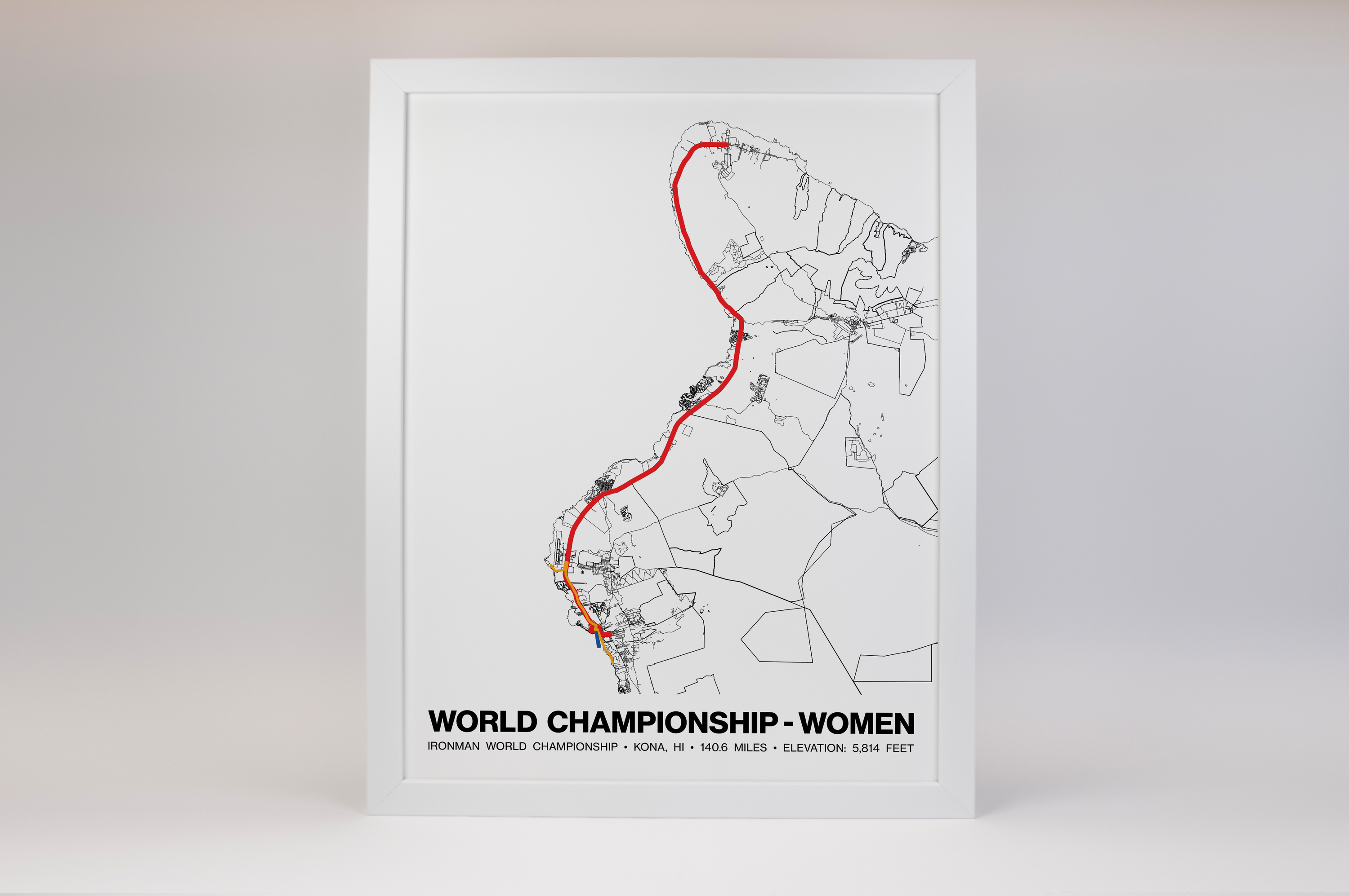Ironman 140.6 World Championship - Women Poster - Grid Style