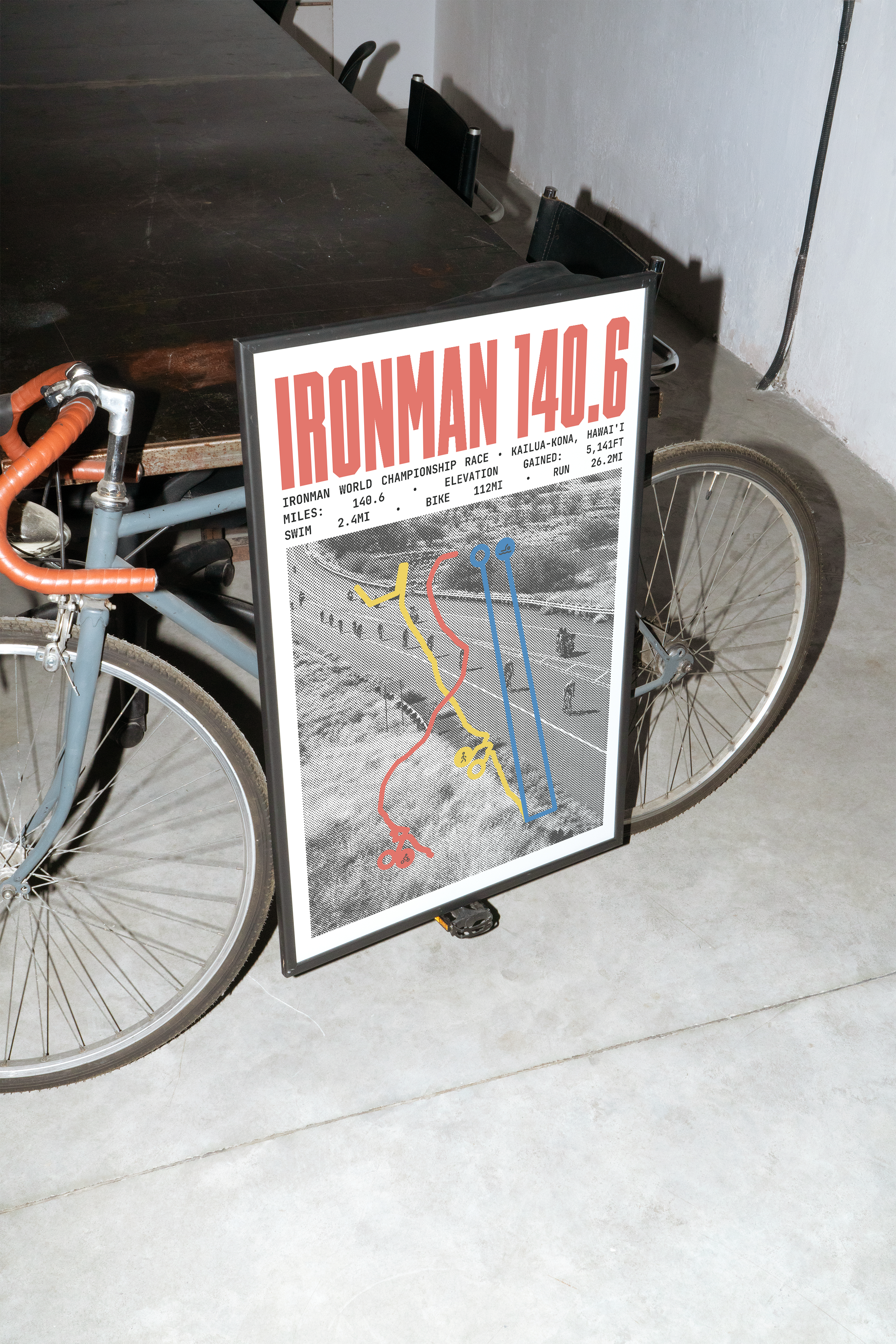 Ironman 140.6 Kailua-Kona Poster