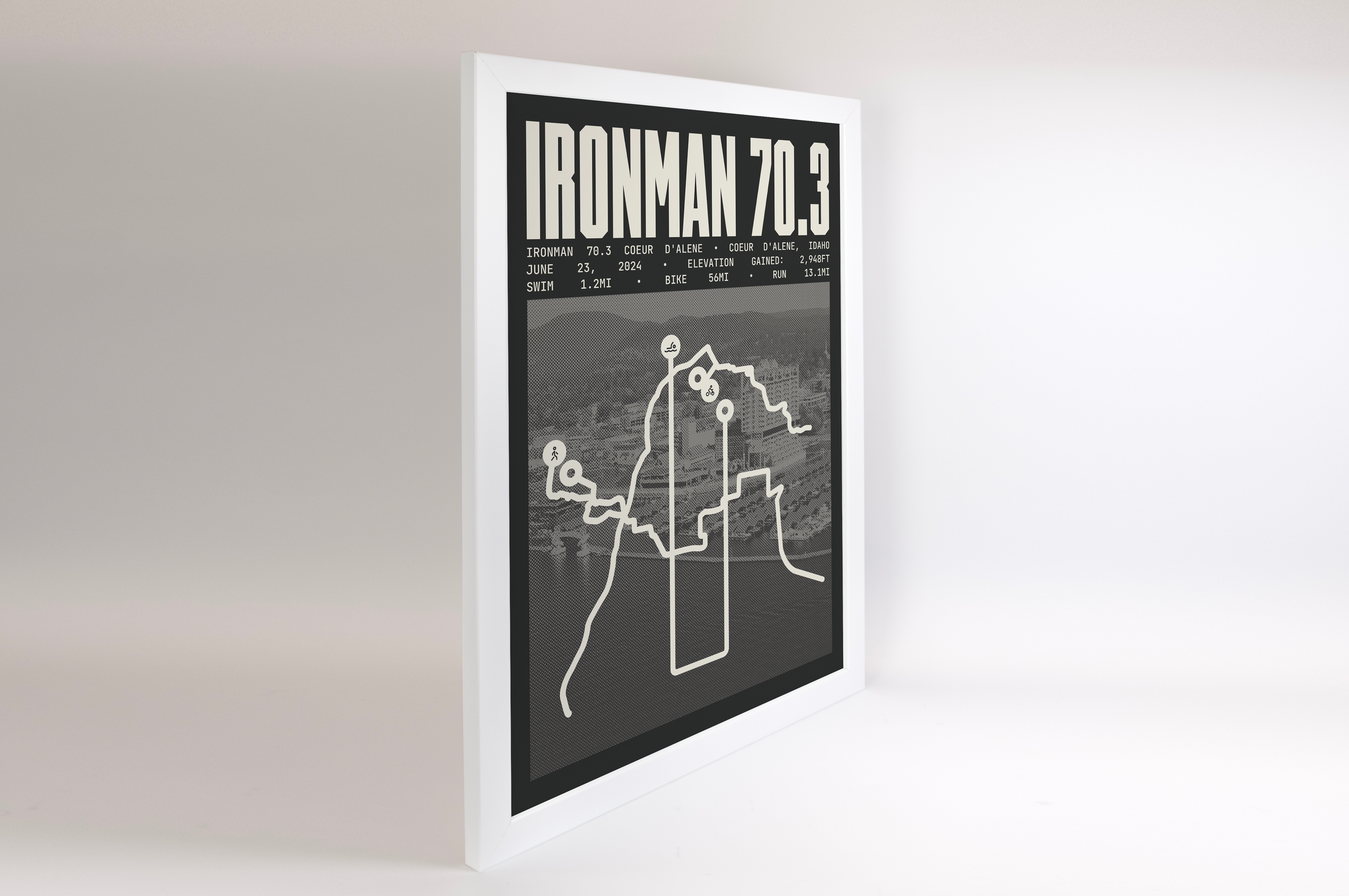 Ironman 70.3 Coeur D'alene Poster