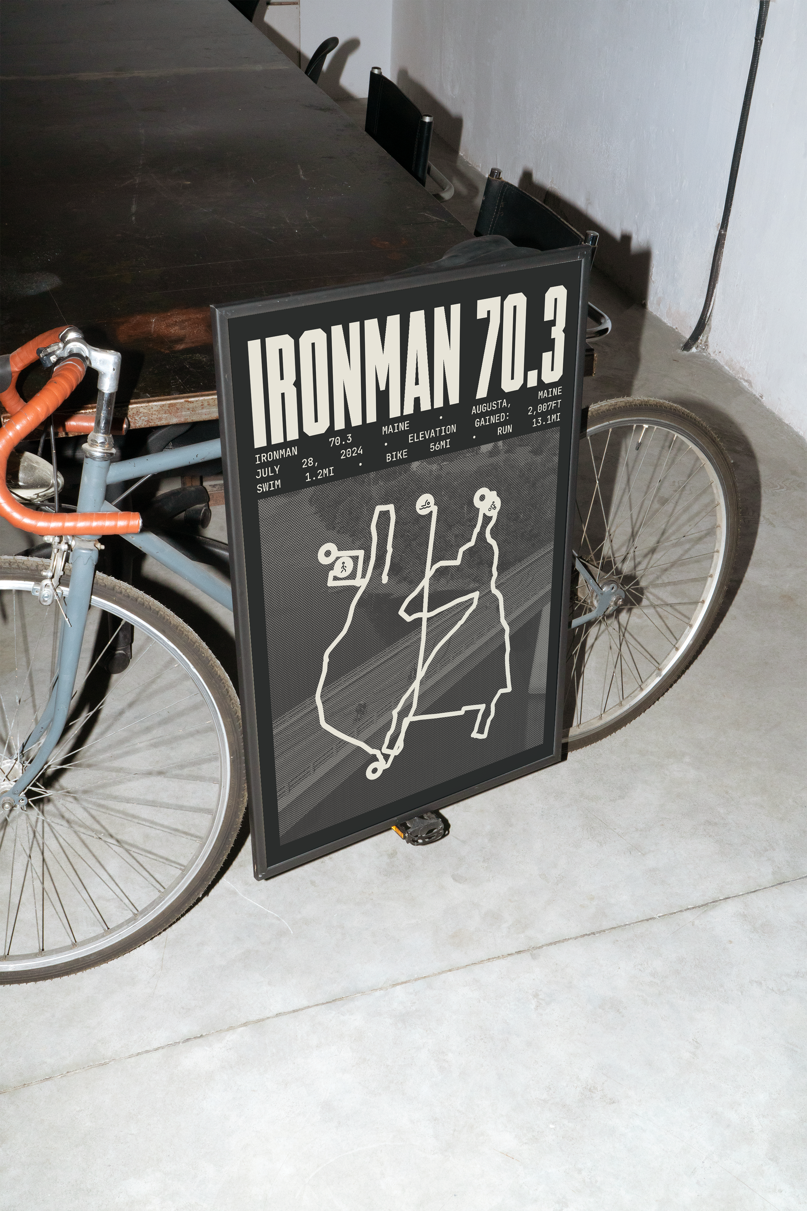 Ironman 70.3 Maine Poster