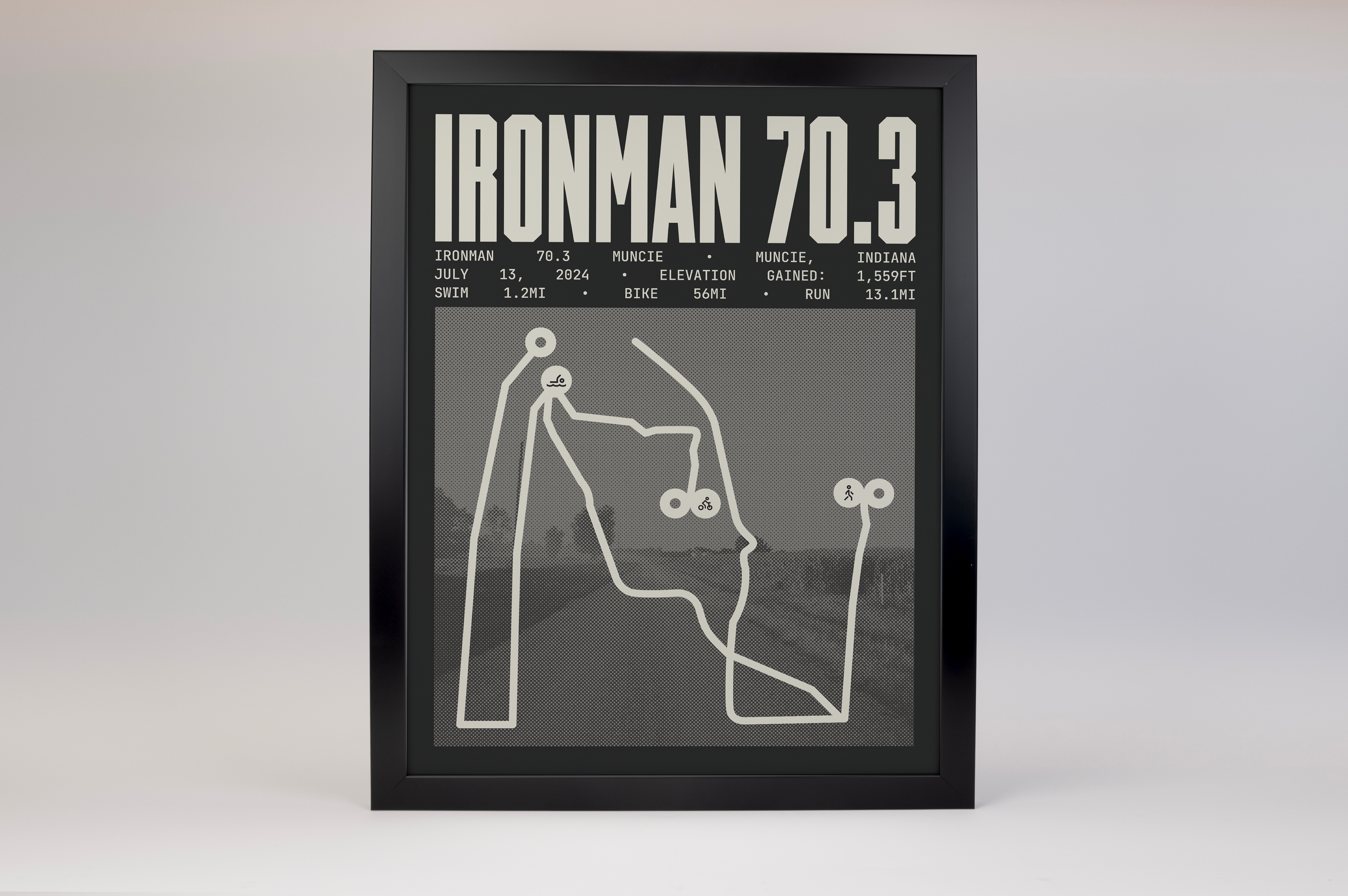 Ironman 70.3 Muncie Poster