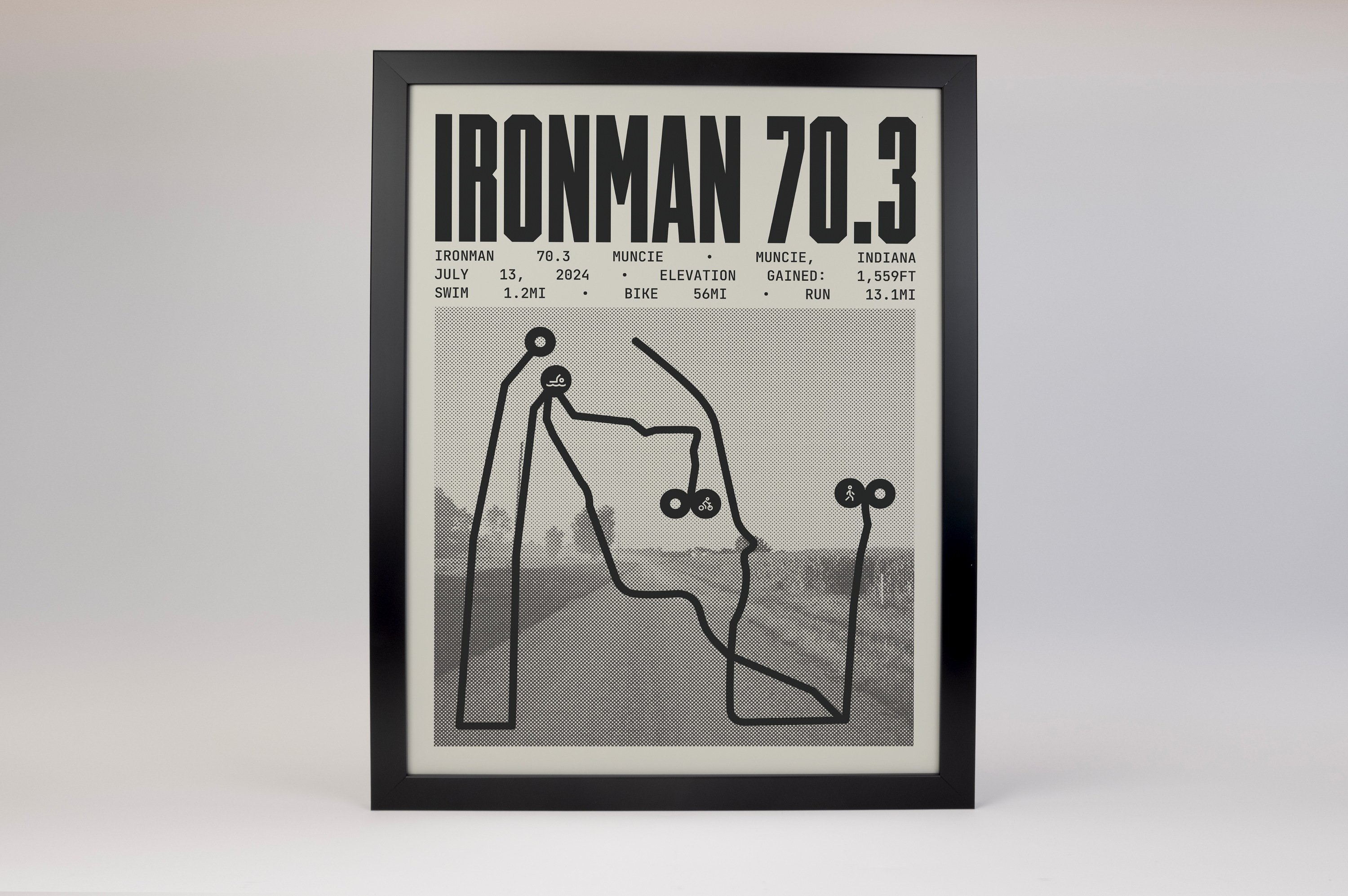 Ironman 70.3 Muncie Poster