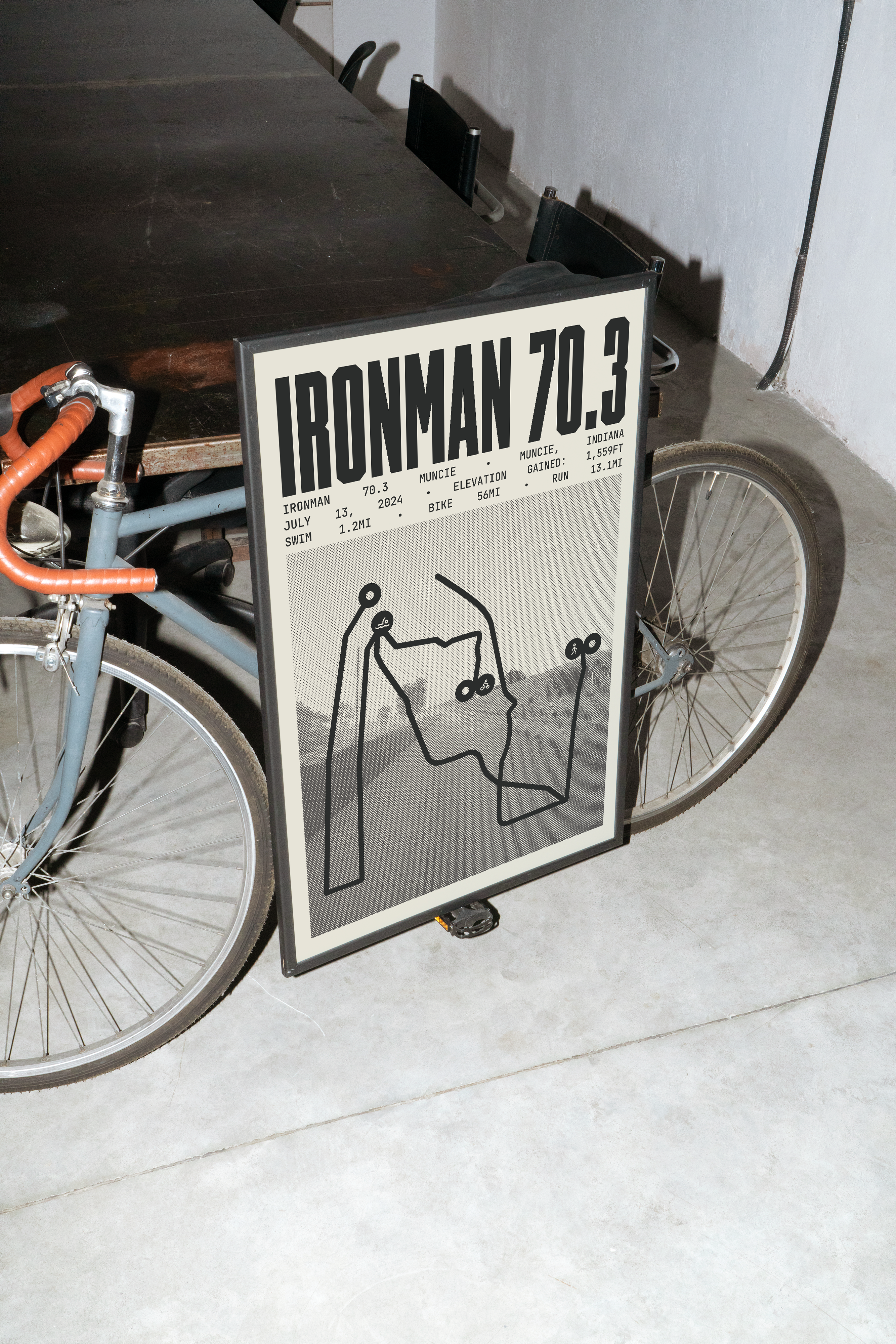 Ironman 70.3 Muncie Poster