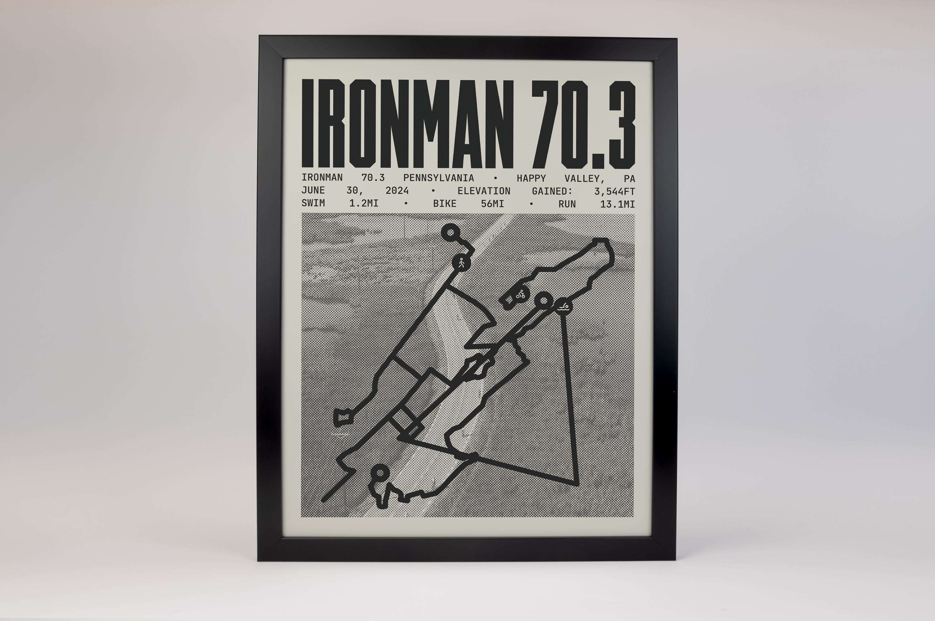 Ironman 70.3 Pennsylvania Happy Valley Poster