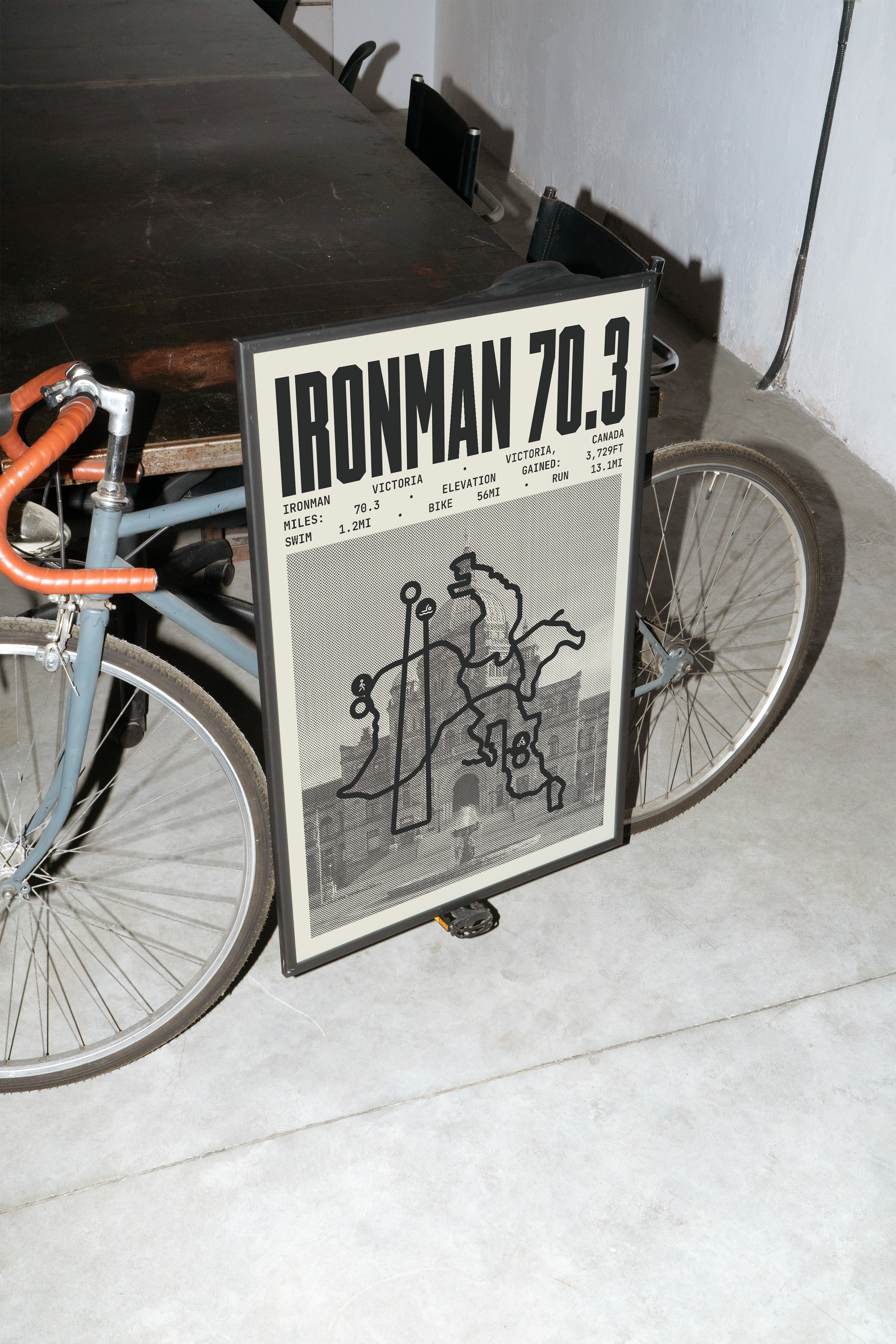 Ironman 70.3 Victoria Poster