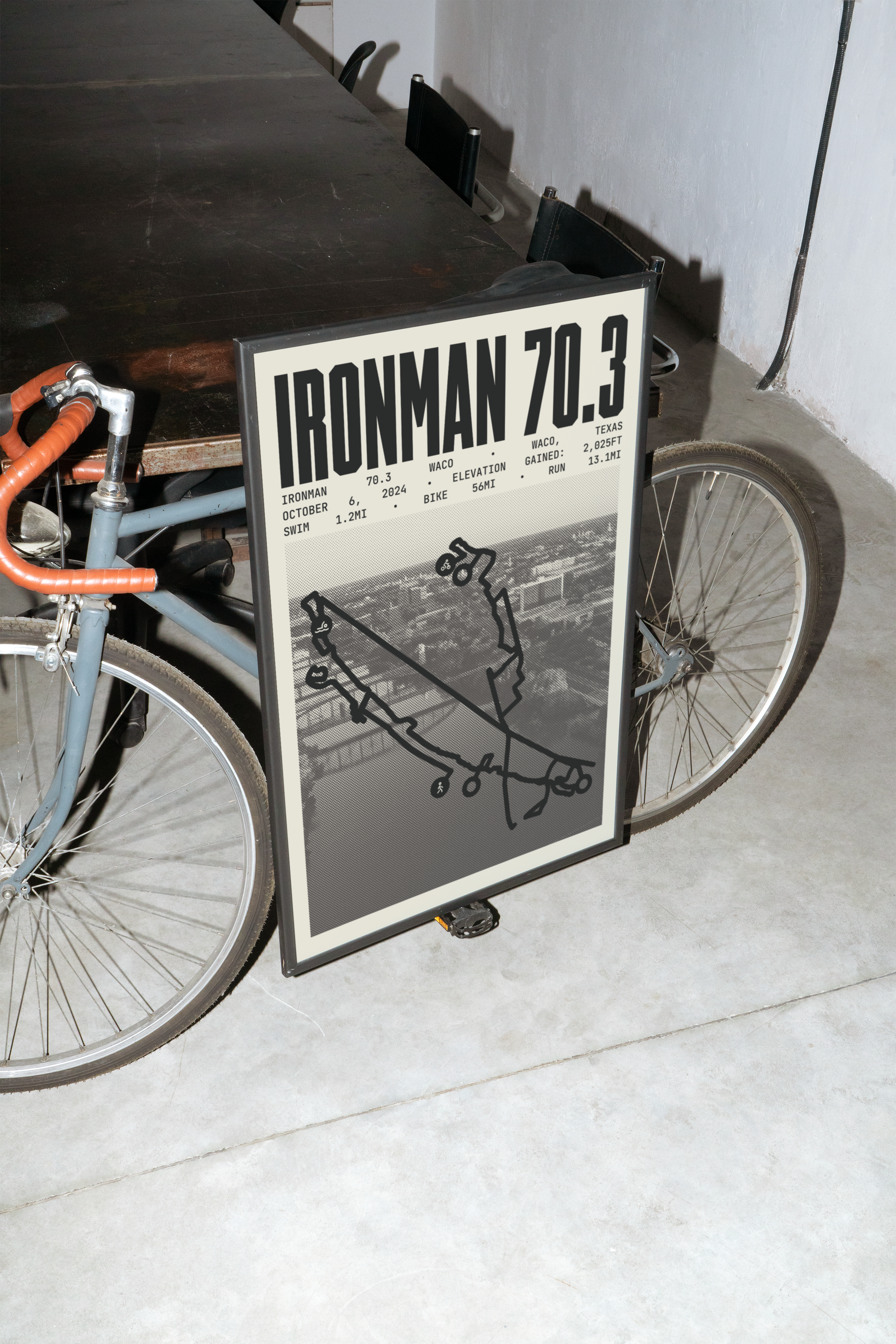 Ironman 70.3 Waco Poster