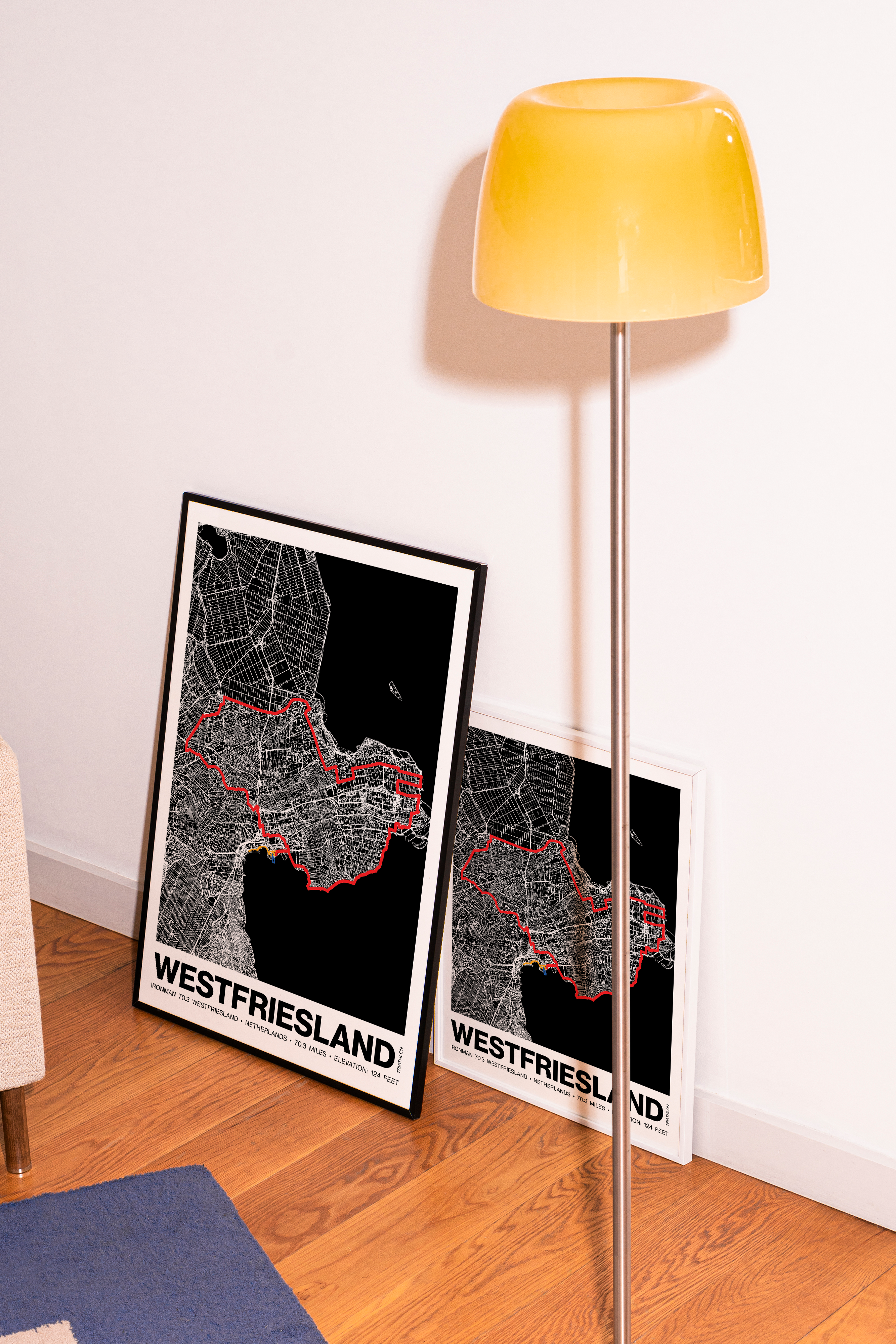 Ironman 70.3 Westfriesland Poster - Grid Style
