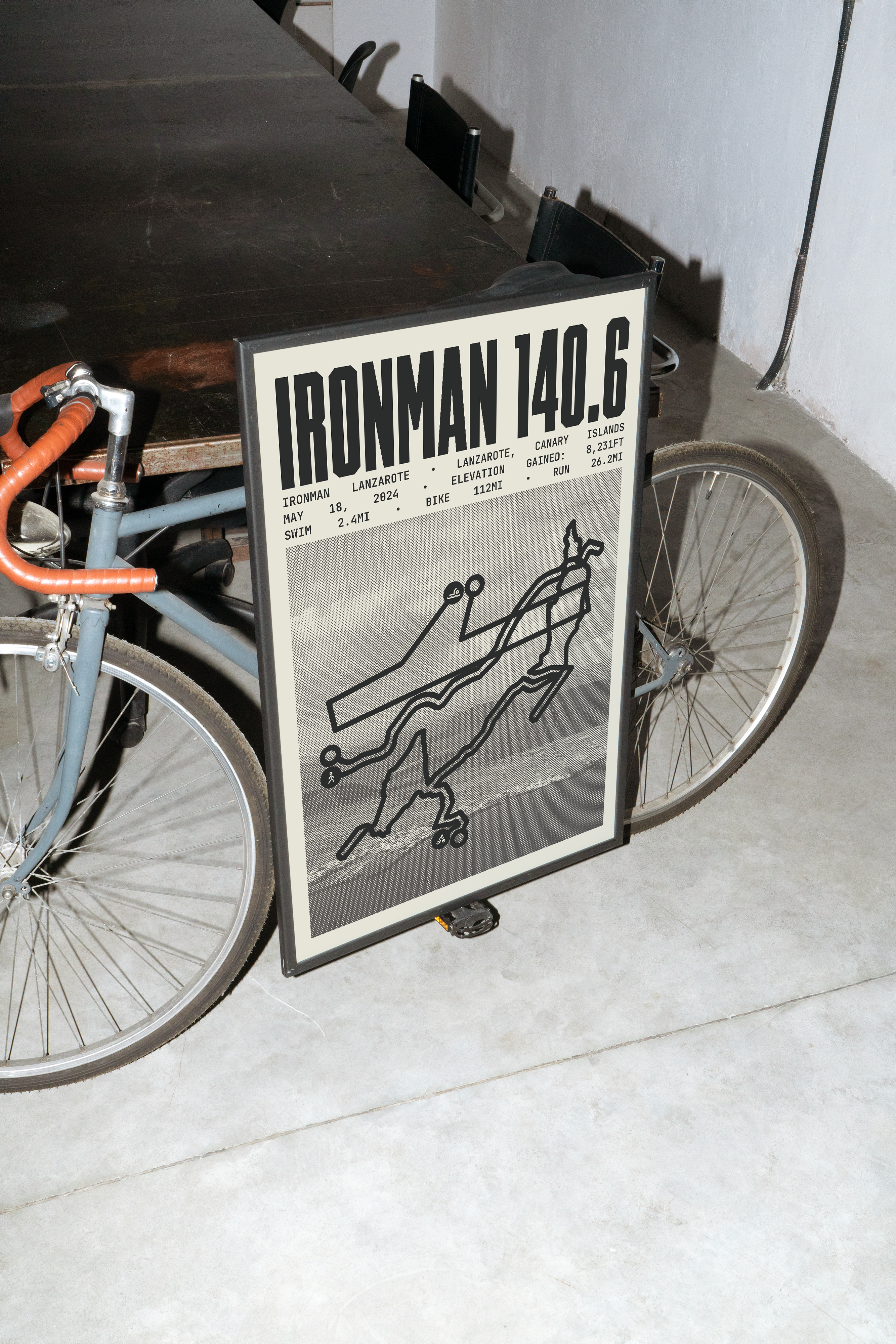 Ironman 140.6 Lanzarote Poster