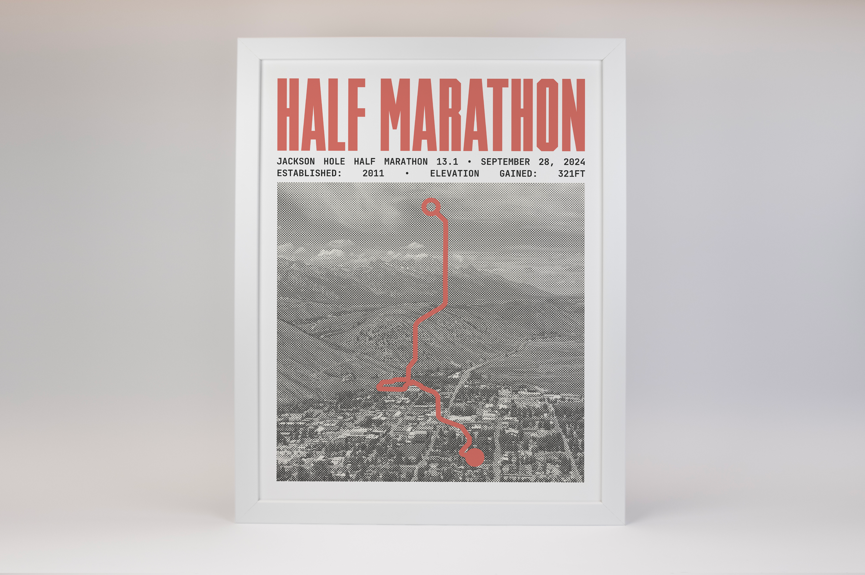 Jackson Hole Half-Marathon Poster