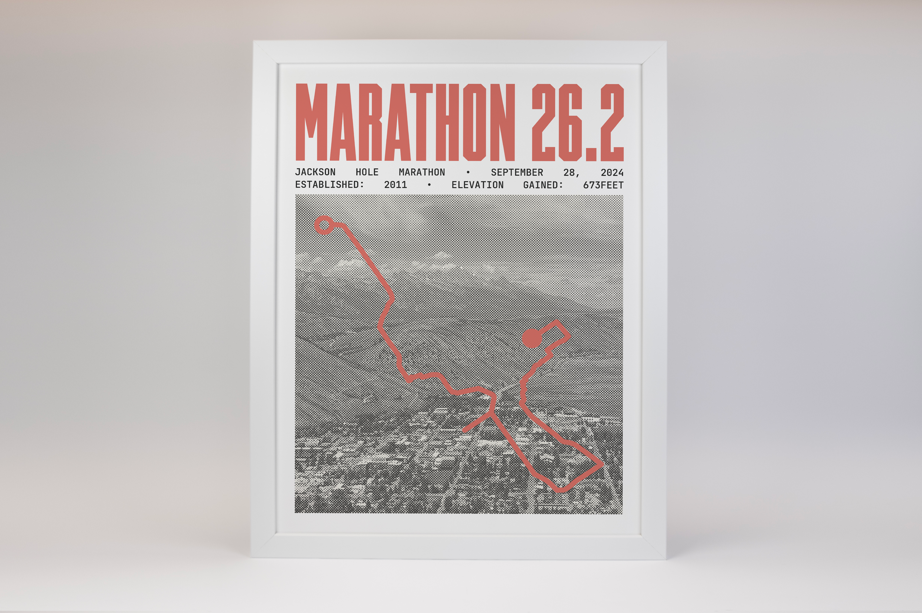 Jackson Hole Marathon Poster