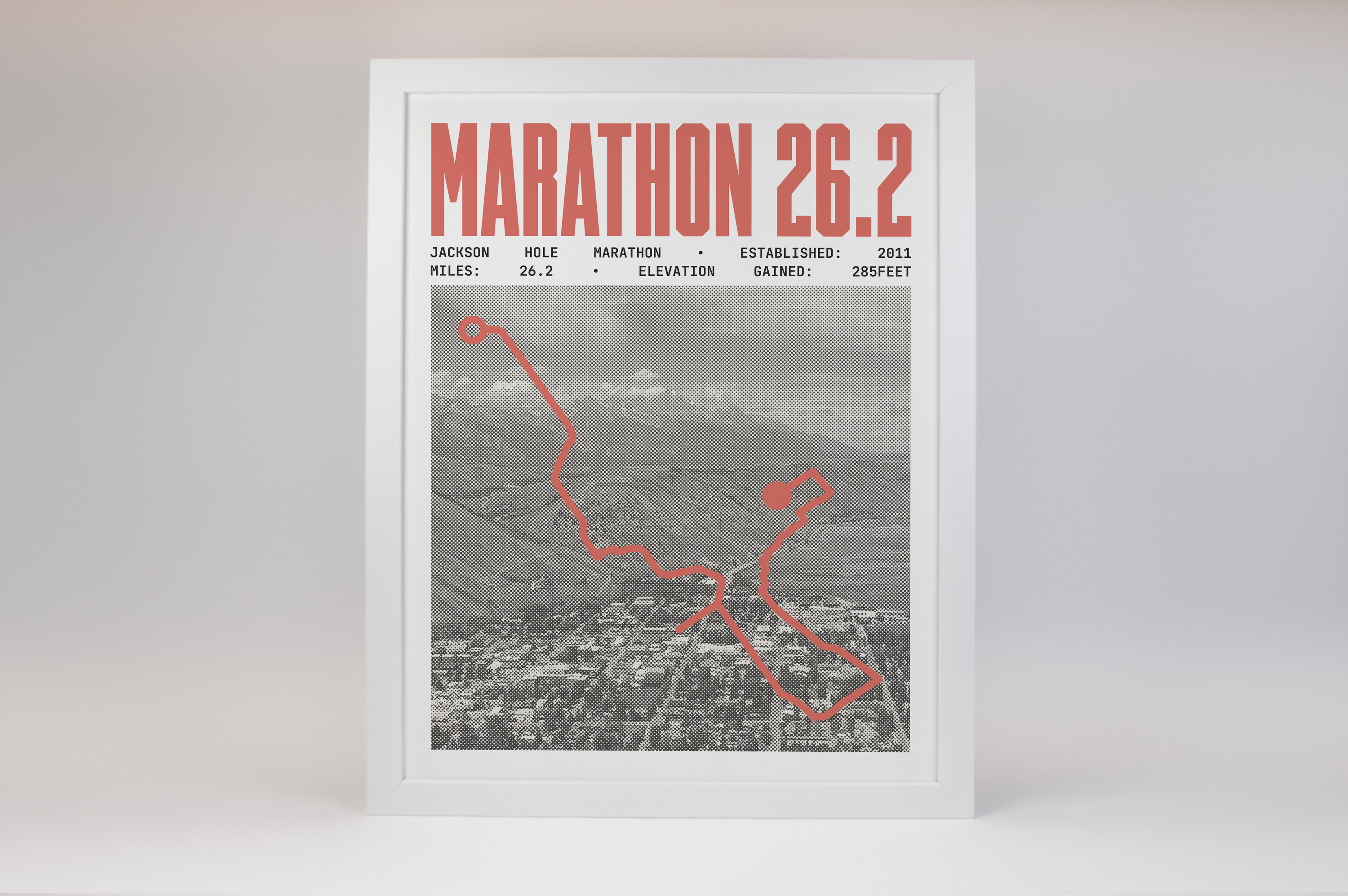 Jackson Hole Marathon Poster