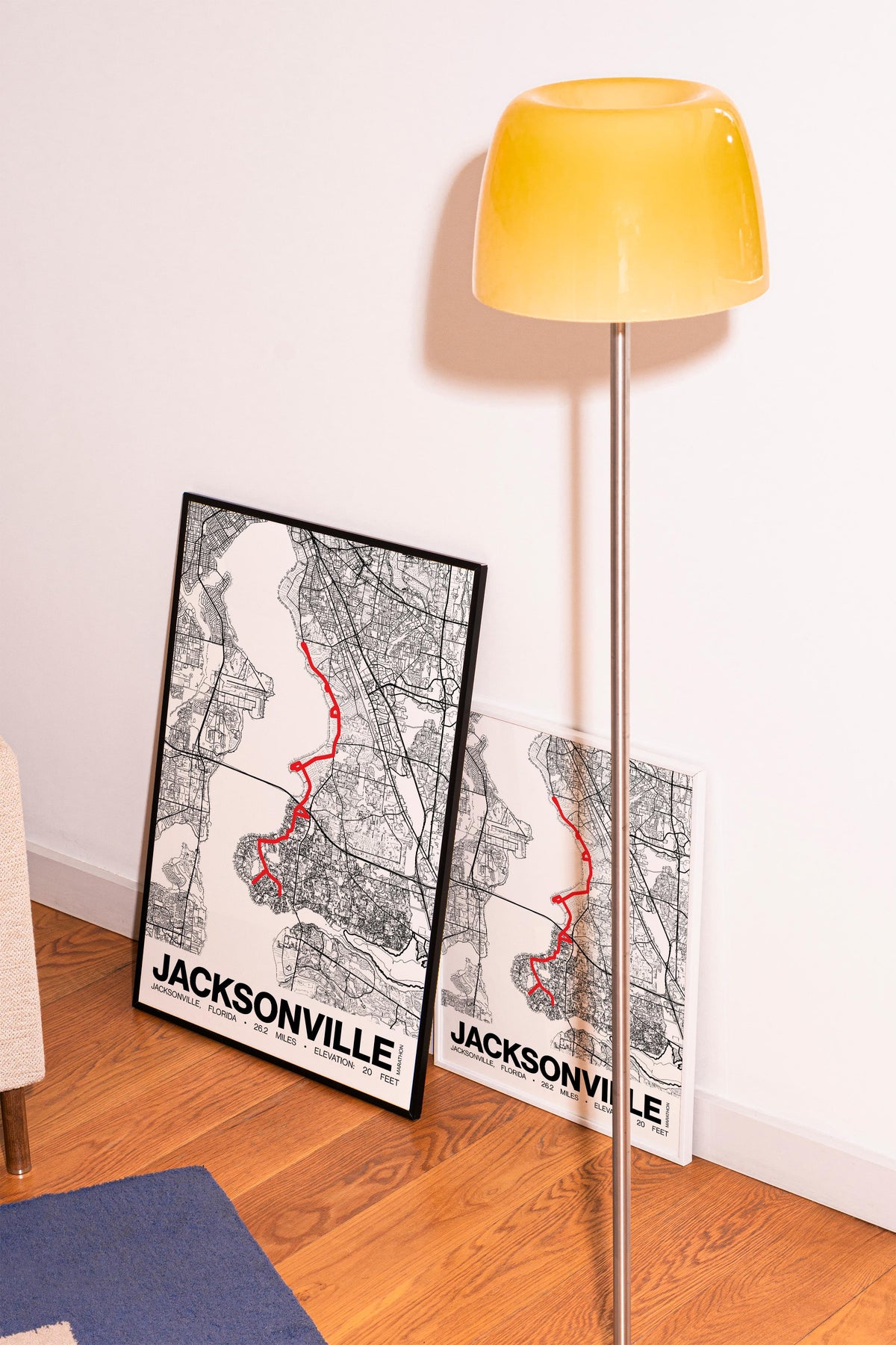 Jacksonville Marathon Poster - Grid Style