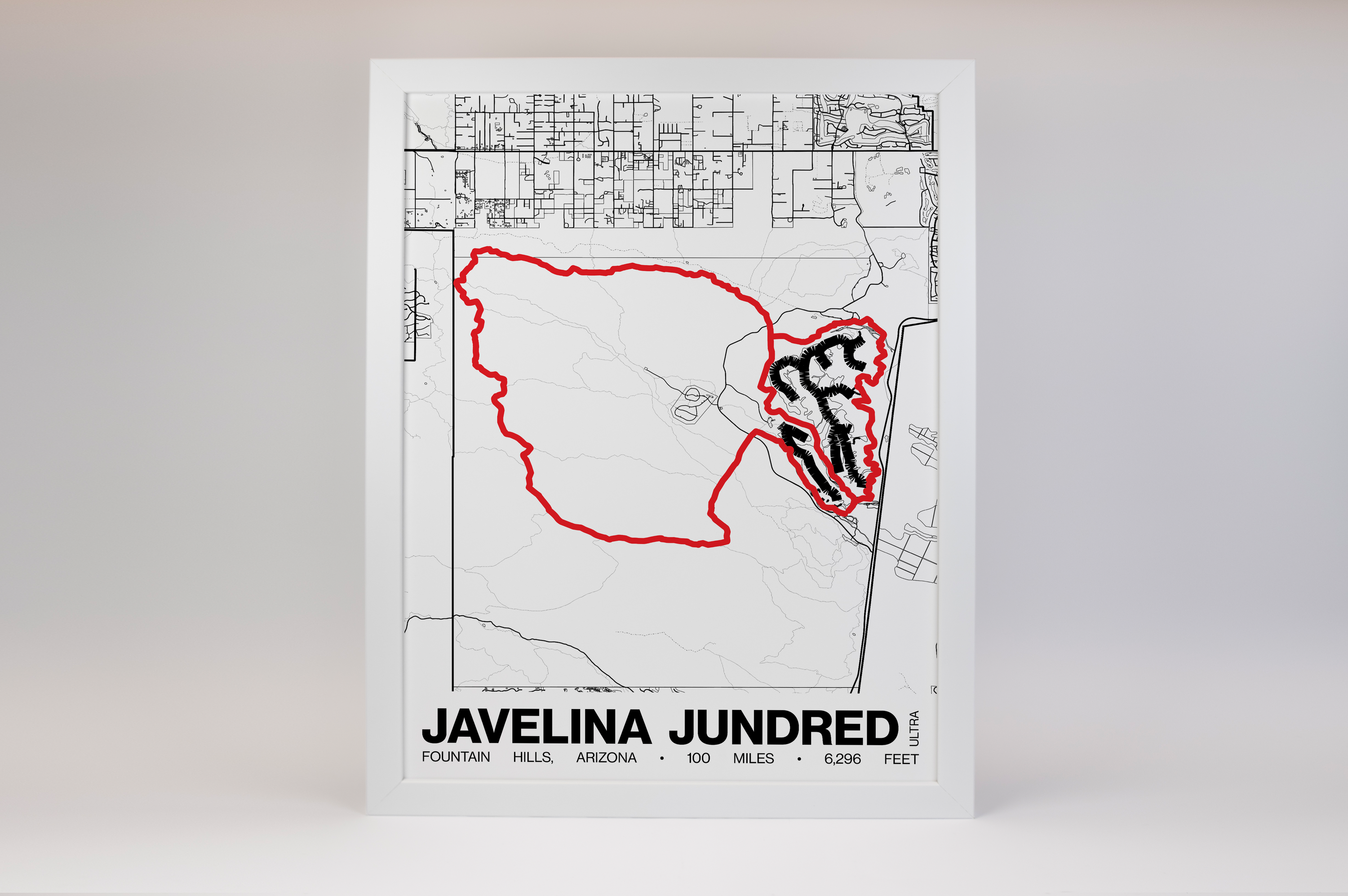 Javelina Jundred Poster - Grid Style