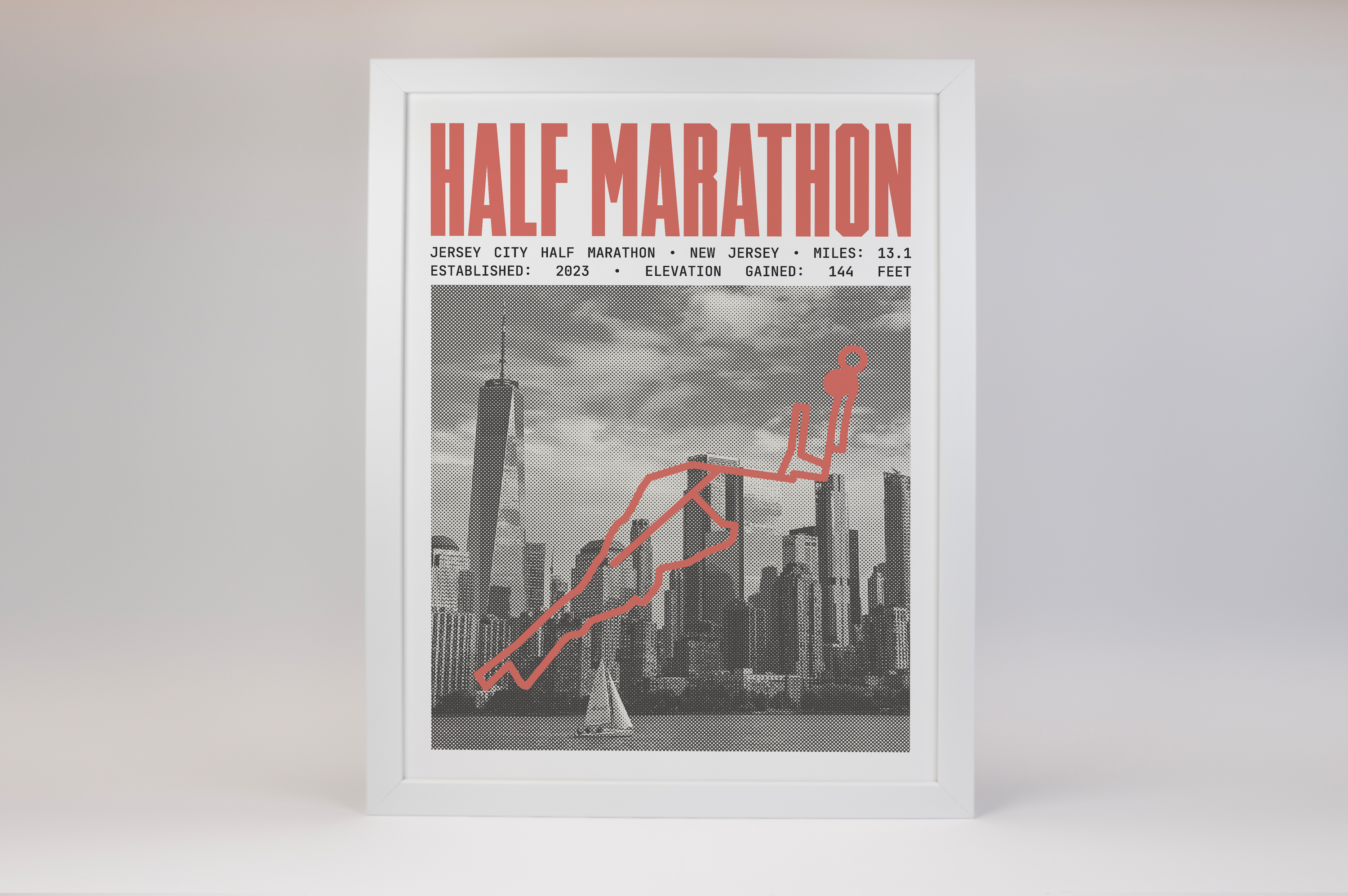 Jersey City Half Marathon Poster