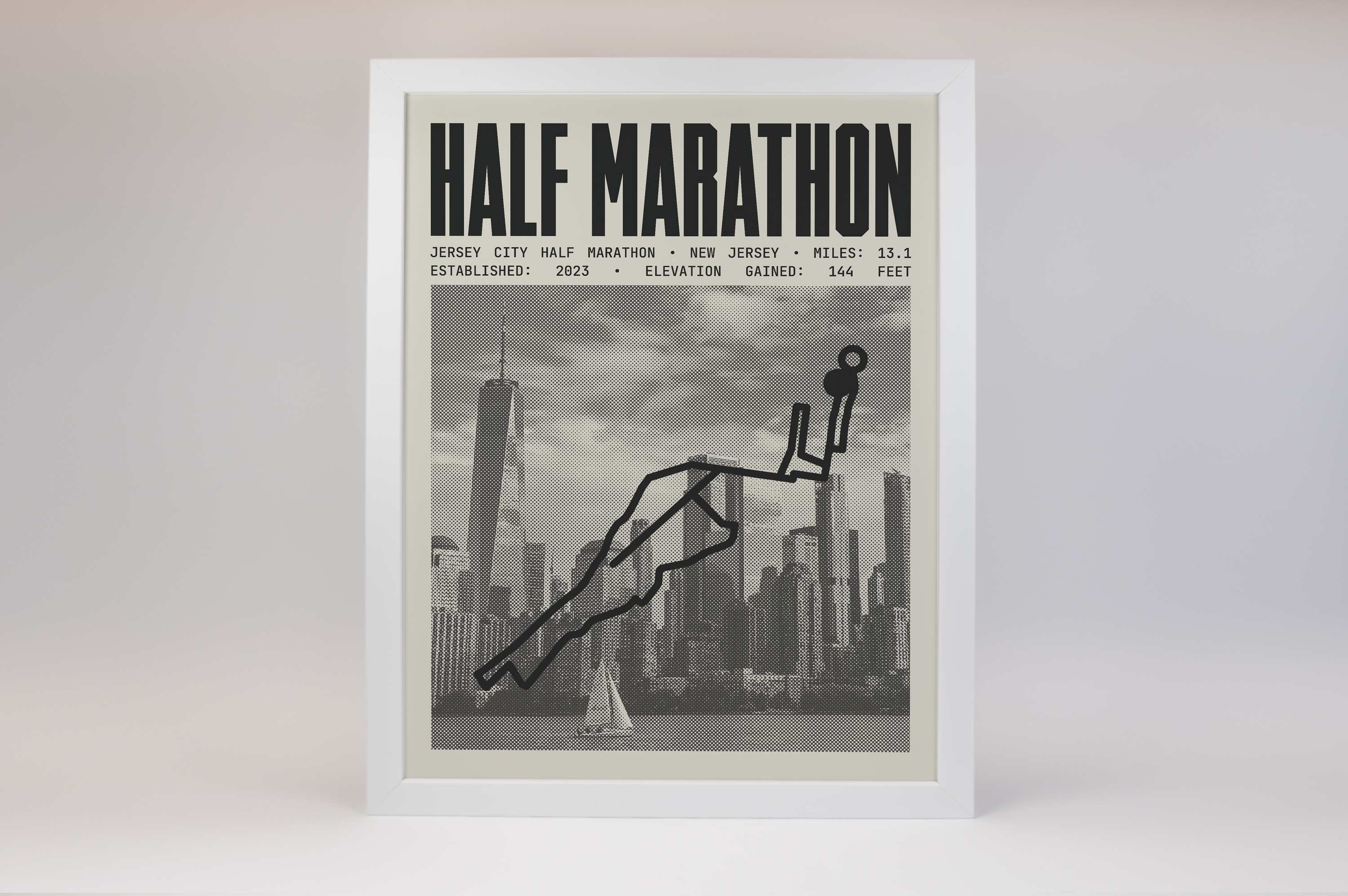 Jersey City Half Marathon Poster
