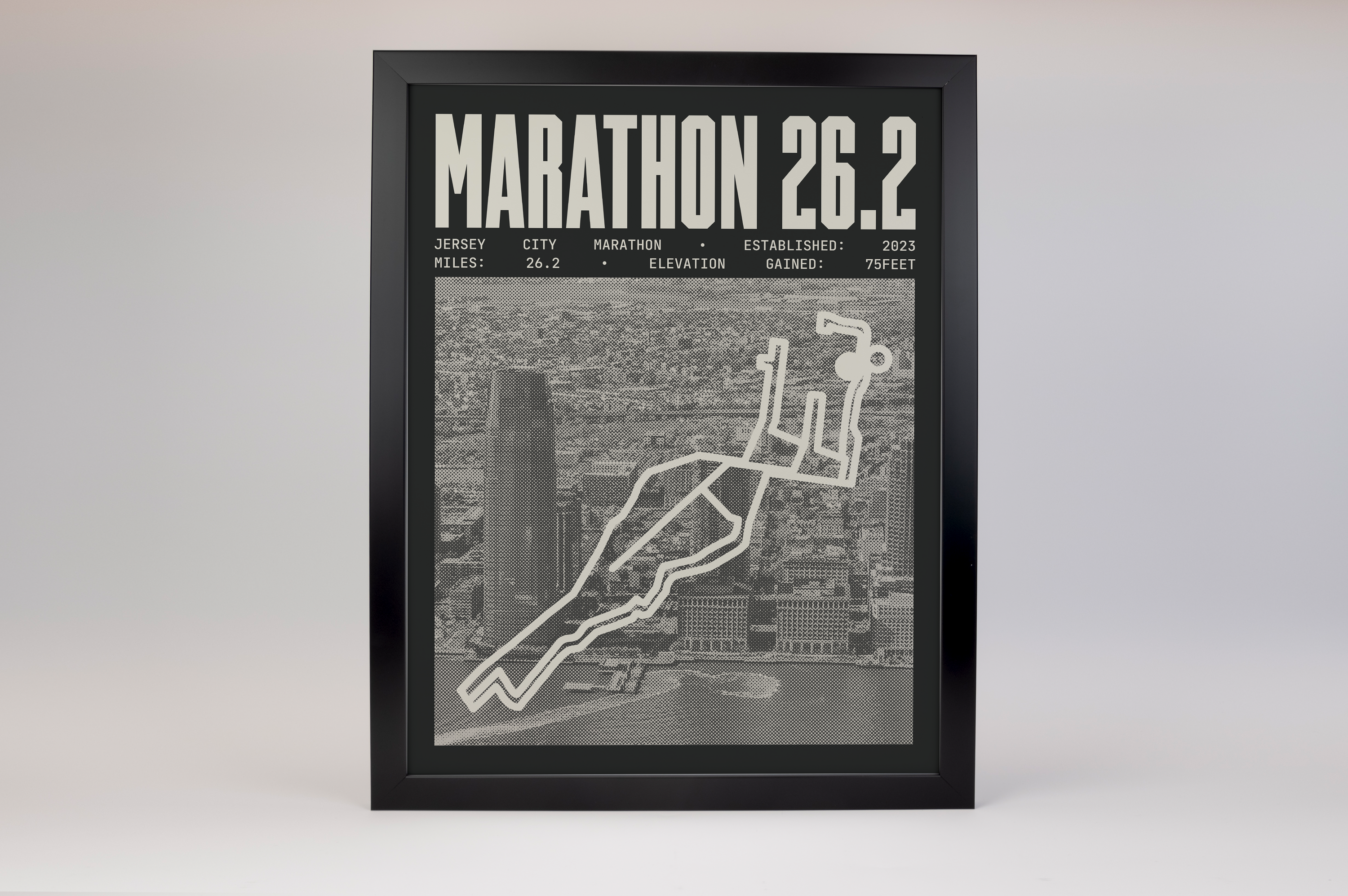 Jersey City Marathon Poster