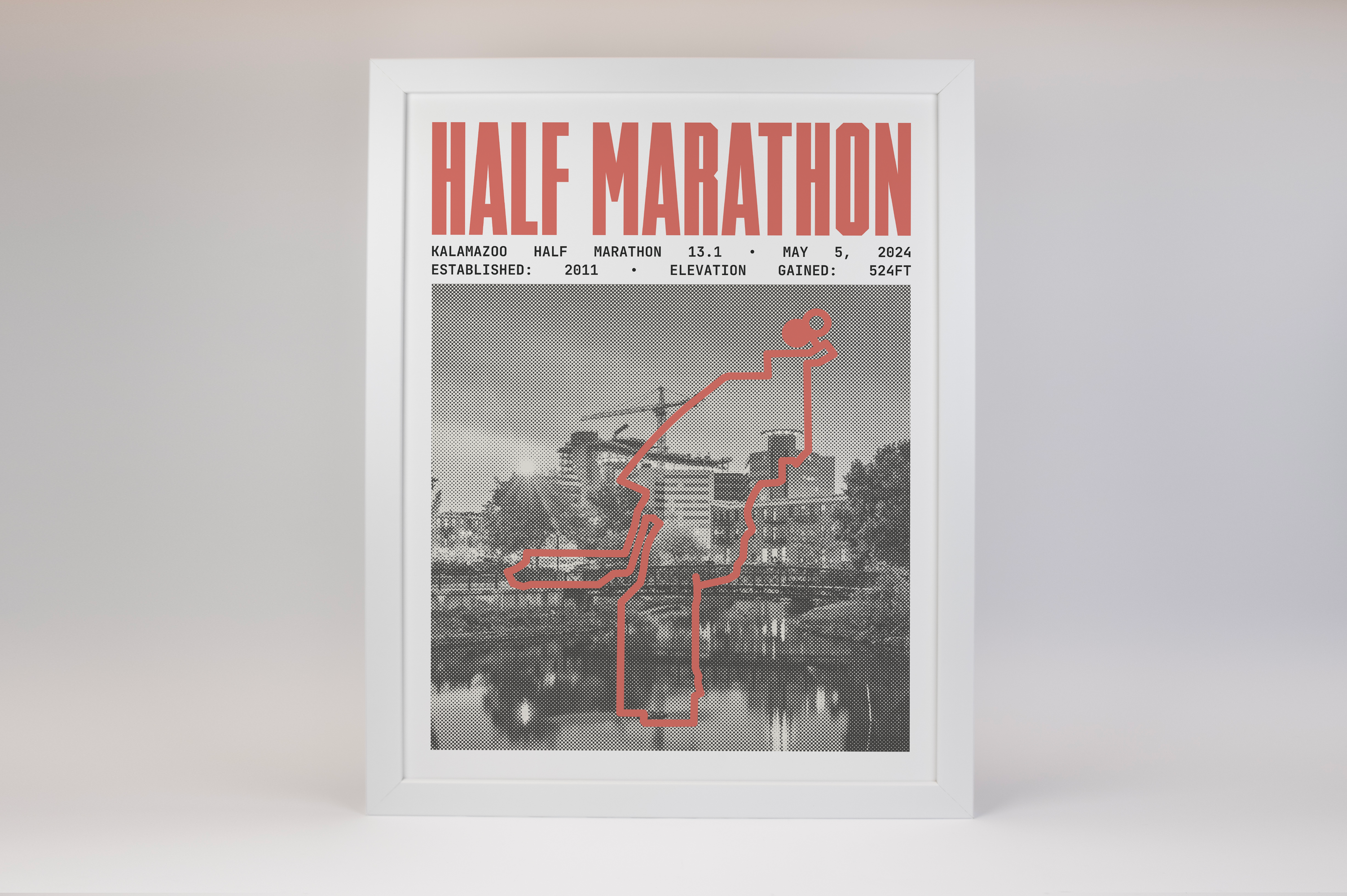 Kalamazoo Half-Marathon Poster