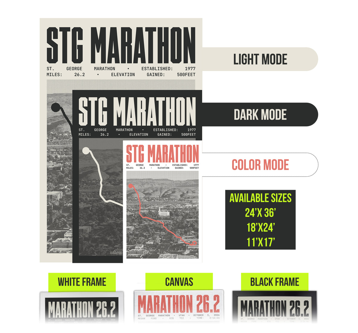 Custom Poster | St. George Marathon