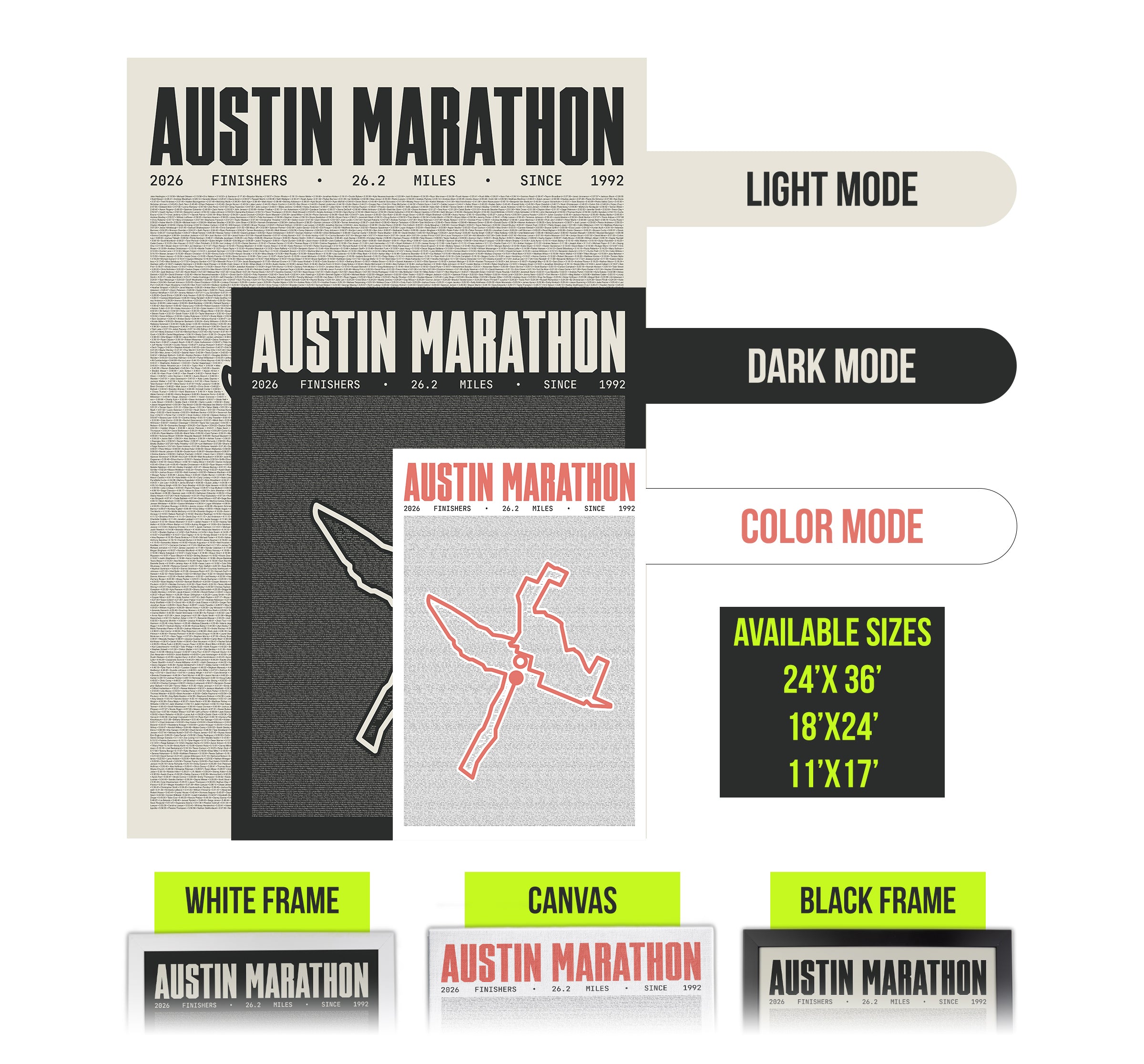 Custom Finisher Names Poster
