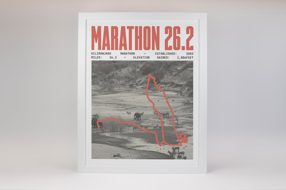 Kilimanjaro Marathon Poster