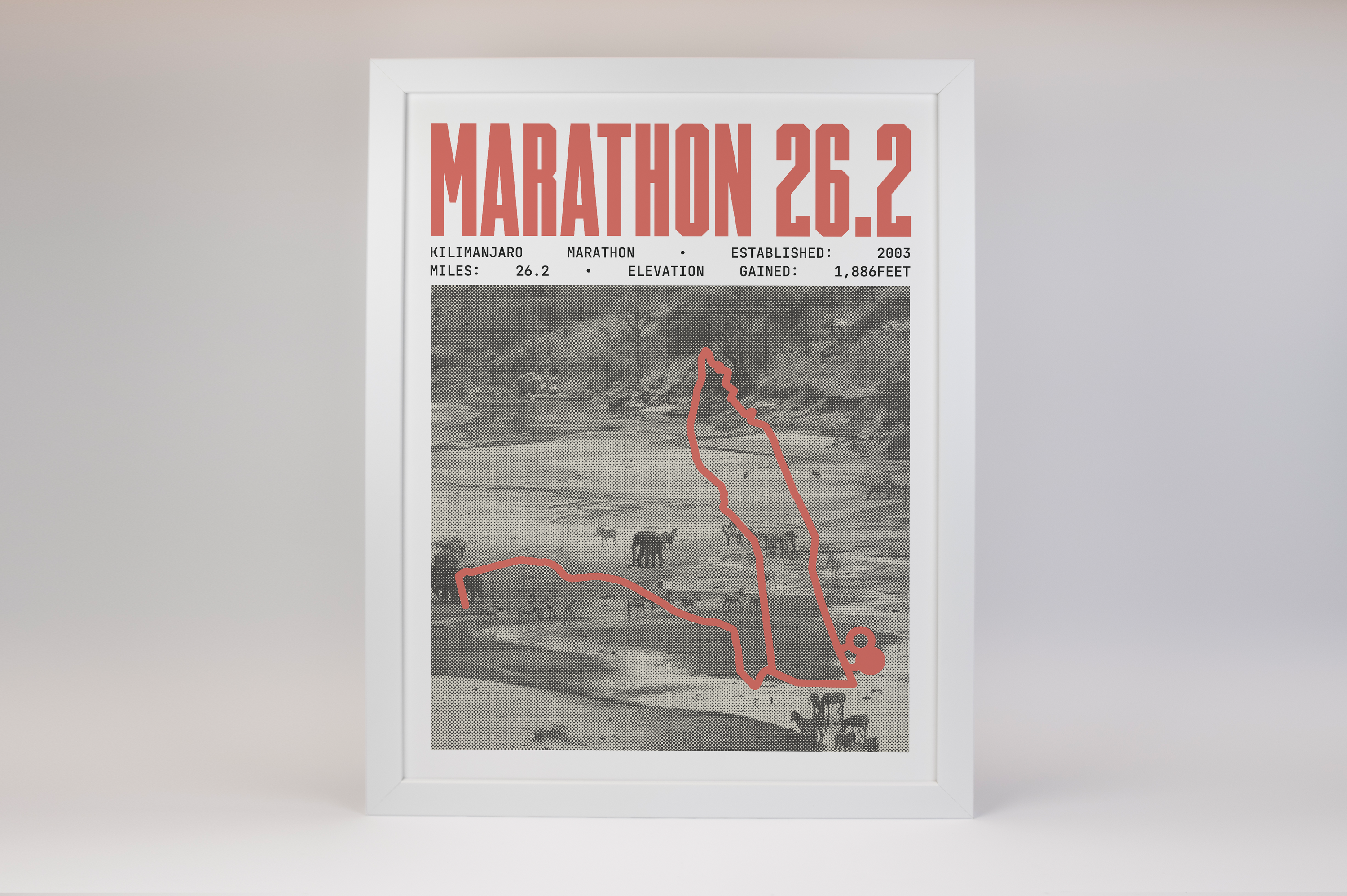 Kilimanjaro Marathon Poster