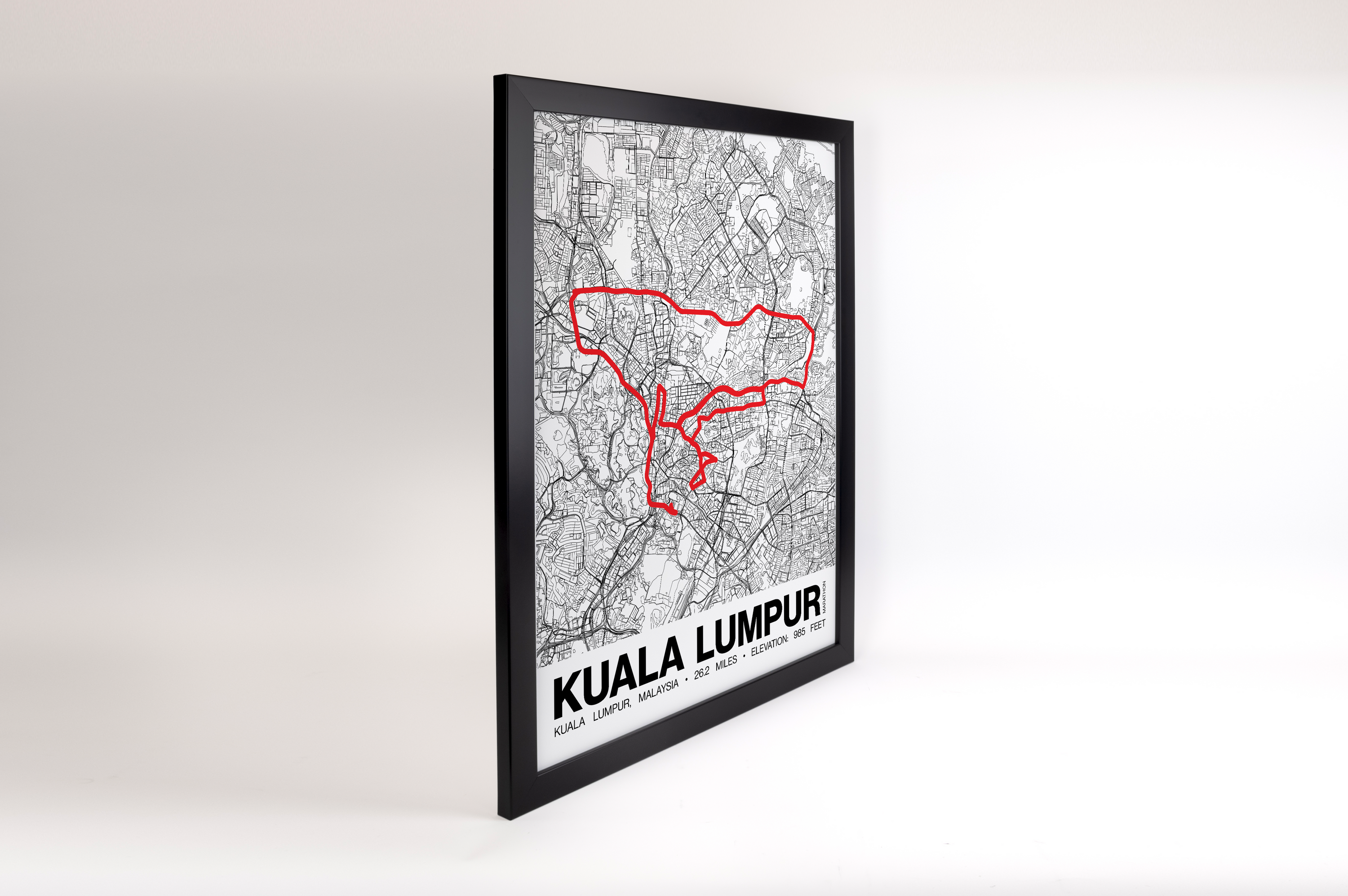 Kuala Lumpur Marathon Poster - Grid Style