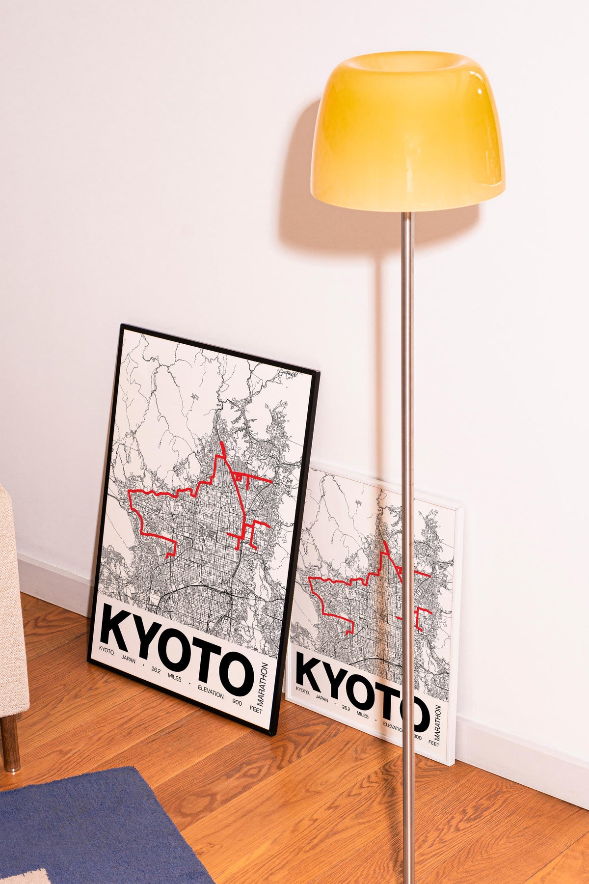 Kyoto Marathon Poster - Grid Style